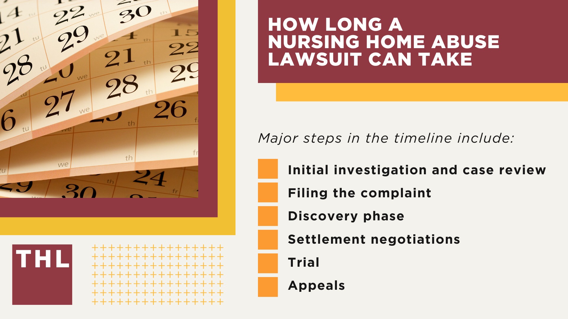 How To Tell If Your Loved One Is a Victim of Nursing Home Abuse; Gathering Evidence for a Nursing Home Abuse Lawsuit; Important_ Nursing Care Homes Defend Themselves; How a Nursing Home Abuse Attorney Can Help You; The Purpose of Legal Action The Goals of a Nursing Home Abuse Lawsuit; How Long a Nursing Home Abuse Lawsuit Can Take