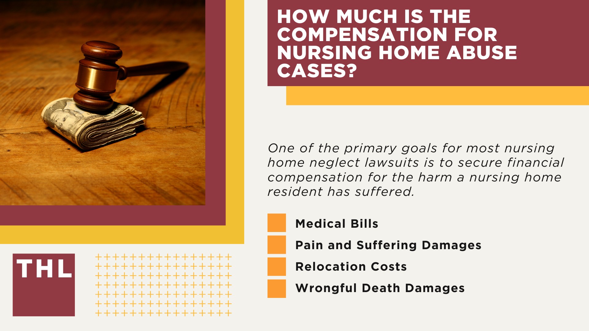 How To Tell If Your Loved One Is a Victim of Nursing Home Abuse; Gathering Evidence for a Nursing Home Abuse Lawsuit; Important_ Nursing Care Homes Defend Themselves; How a Nursing Home Abuse Attorney Can Help You; The Purpose of Legal Action The Goals of a Nursing Home Abuse Lawsuit; How Long a Nursing Home Abuse Lawsuit Can Take; How Much Is the Compensation for Nursing Home Abuse Cases