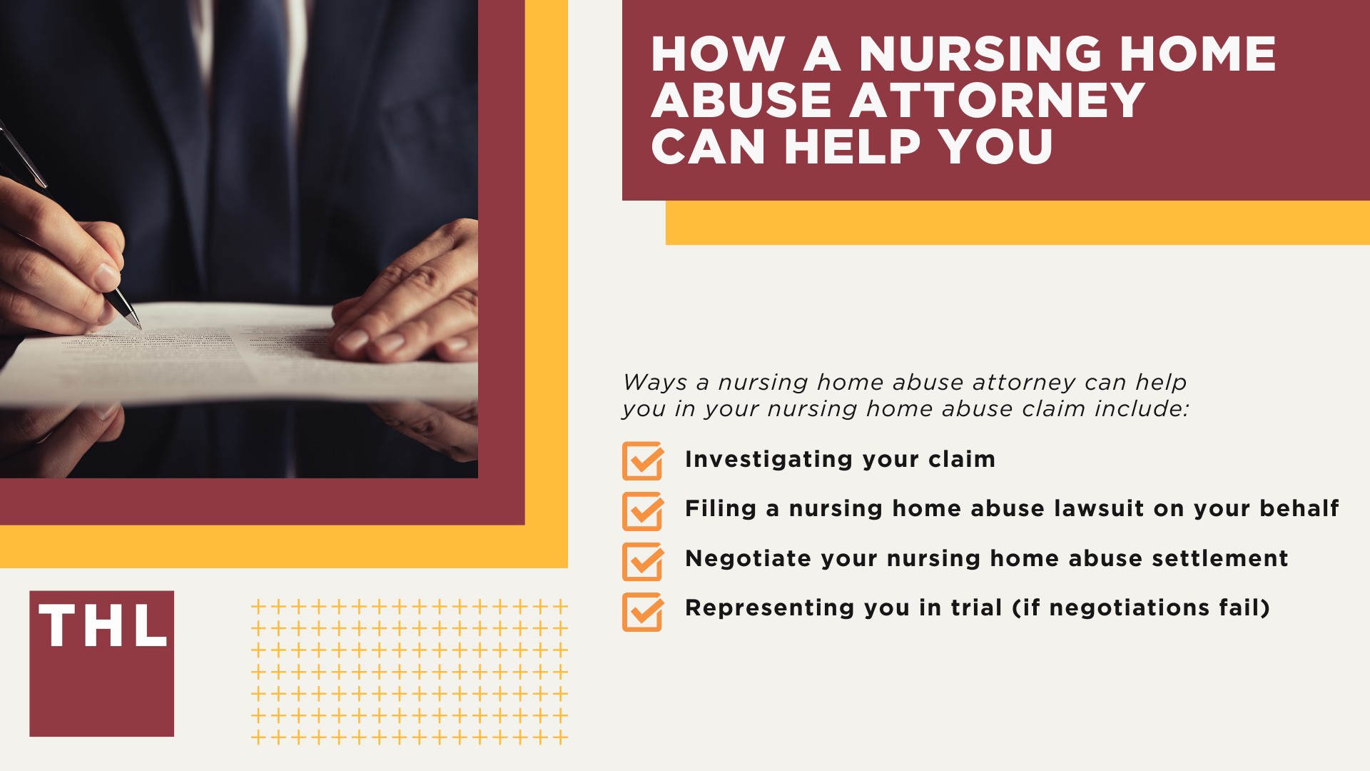 How To Tell If Your Loved One Is a Victim of Nursing Home Abuse; Gathering Evidence for a Nursing Home Abuse Lawsuit; Important_ Nursing Care Homes Defend Themselves; How a Nursing Home Abuse Attorney Can Help You