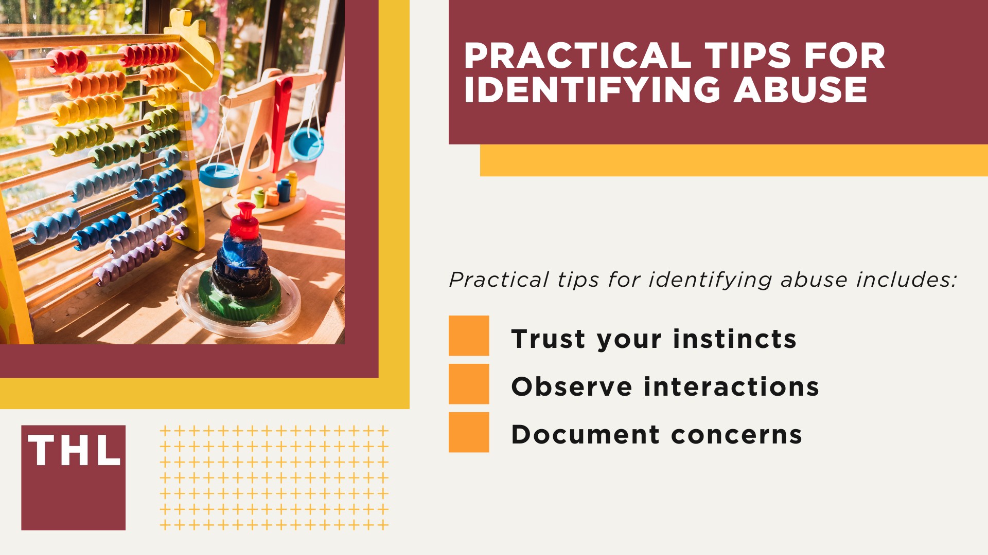 Common Indicators of Abuse in Daycare Settings; Identifying Types of Abuse in Daycare Centers