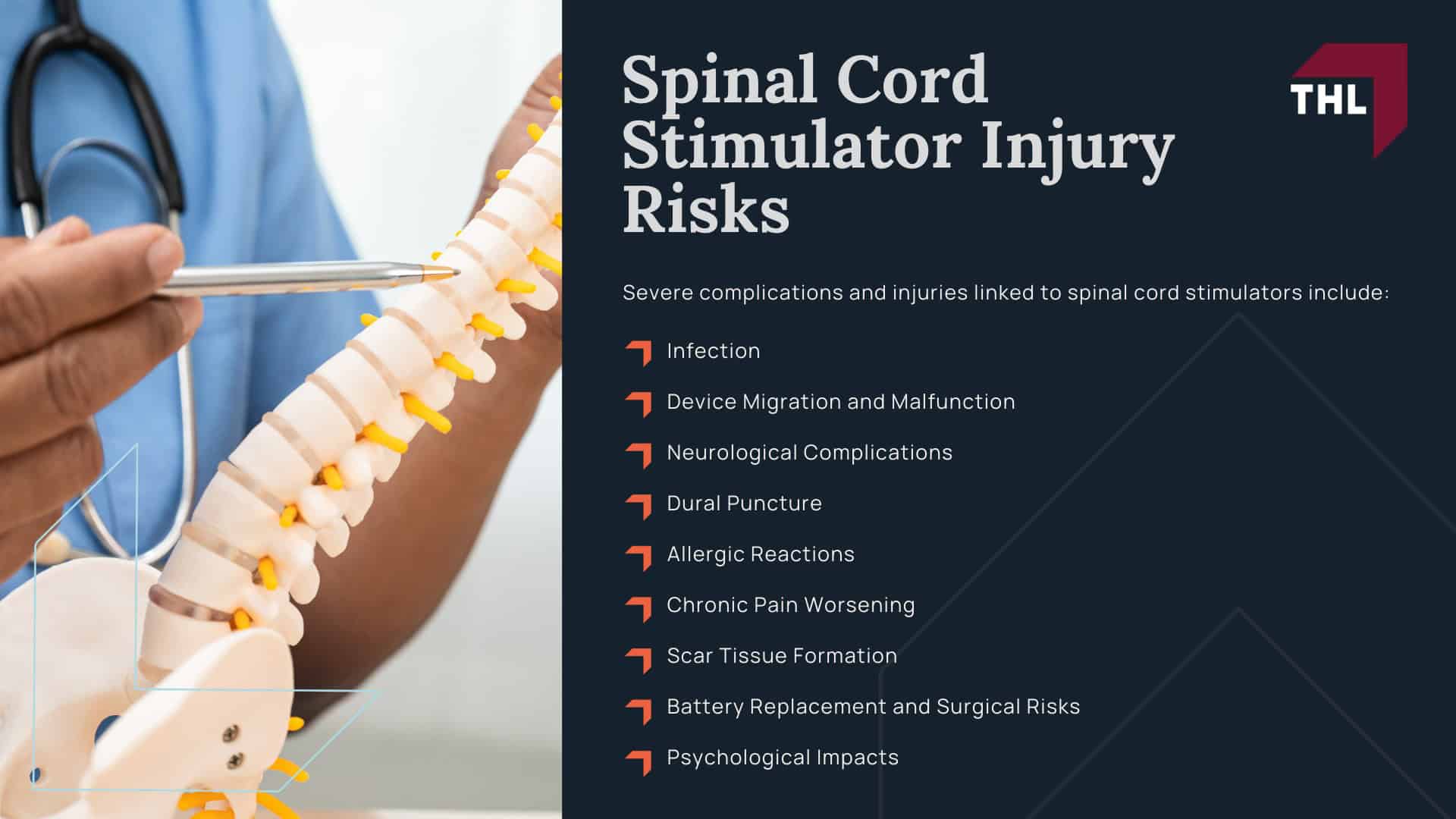 Spinal Cord Stimulator Lawsuit - Spinal Cord Stimulator Lawsuit Overview - torhoerman law; Spinal Cord Stimulator Lawsuit - Spinal Cord Stimulator Injury Risks - torhoerman law