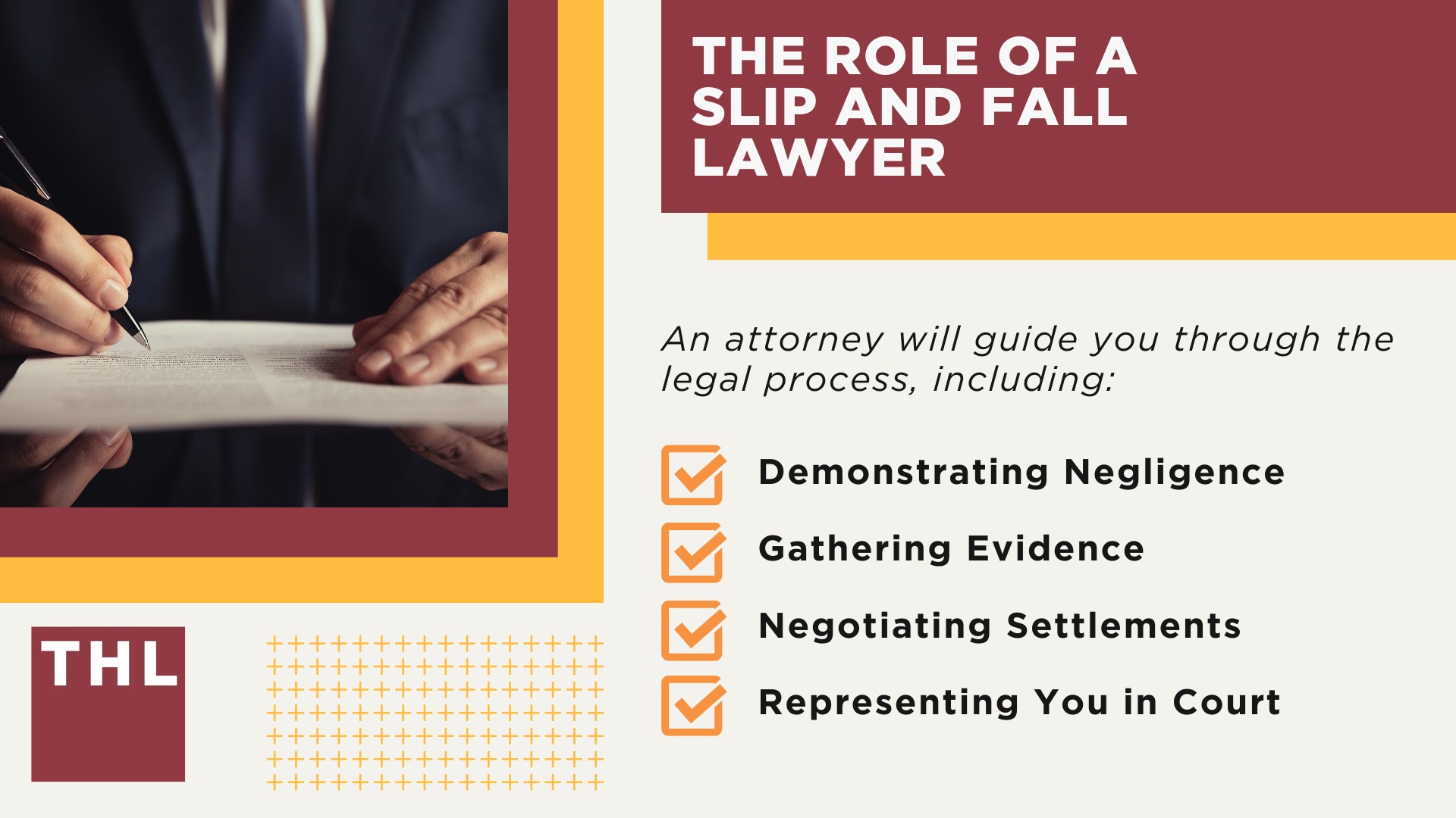 Step 1_ Seek Immediate Medical Attention; Step 2_ Report the Accident; Step 3_ Gather Evidence; Step 4_ File a Personal Injury Claim; The Role of a Slip and Fall Lawyer