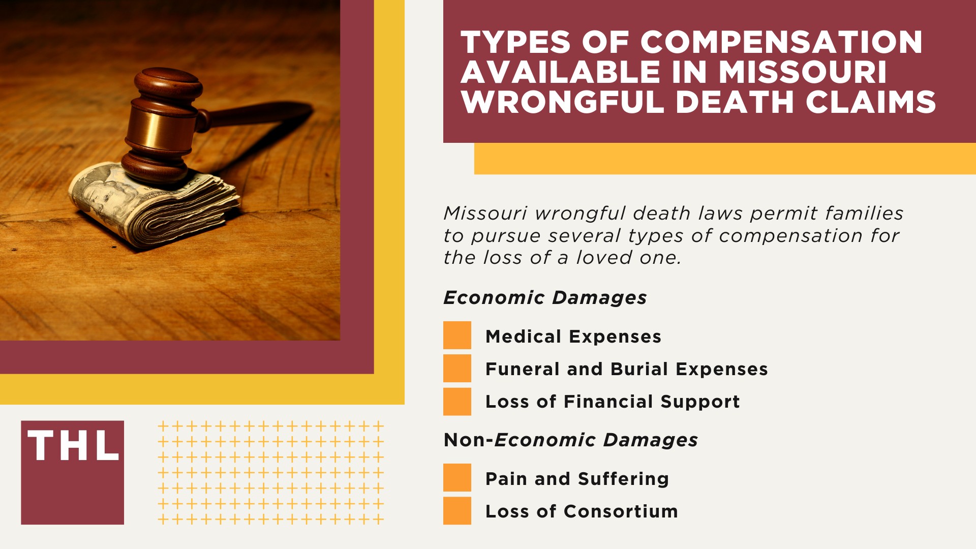 The Wrongful Death Statute in Missouri; Who Can File a Wrongful Death Claim;  Wrongful Death Statute of Limitations in Missouri; Legal Requirements To Prove a Wrongful Death Claim; Types of Compensation Available in Missouri Wrongful Death Claims