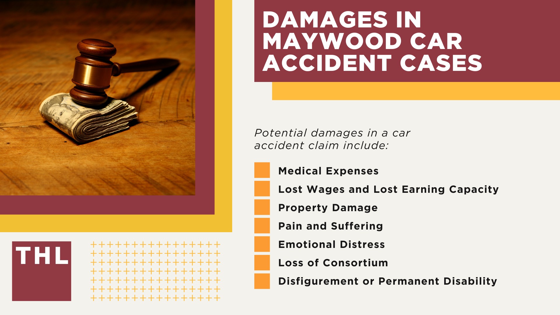 Maywood Car Accident Lawyer; Meet Our Maywood Car Accident Lawyers; Our Founder and Experienced Maywood Car Accident Lawyer_ Tor Hoerman; Our Maywood Car Accident Lawyers Get Results; We Provide a Hands-Off Legal Experience for Car Accident Victims; How Much Does it Cost to Hire a Maywood Car Accident Lawyer from TorHoerman Law; What to Do After a Car Accident in Maywood, IL; Gathering Evidence for a Car Accident Injury Claim; Damages in Maywood Car Accident Cases