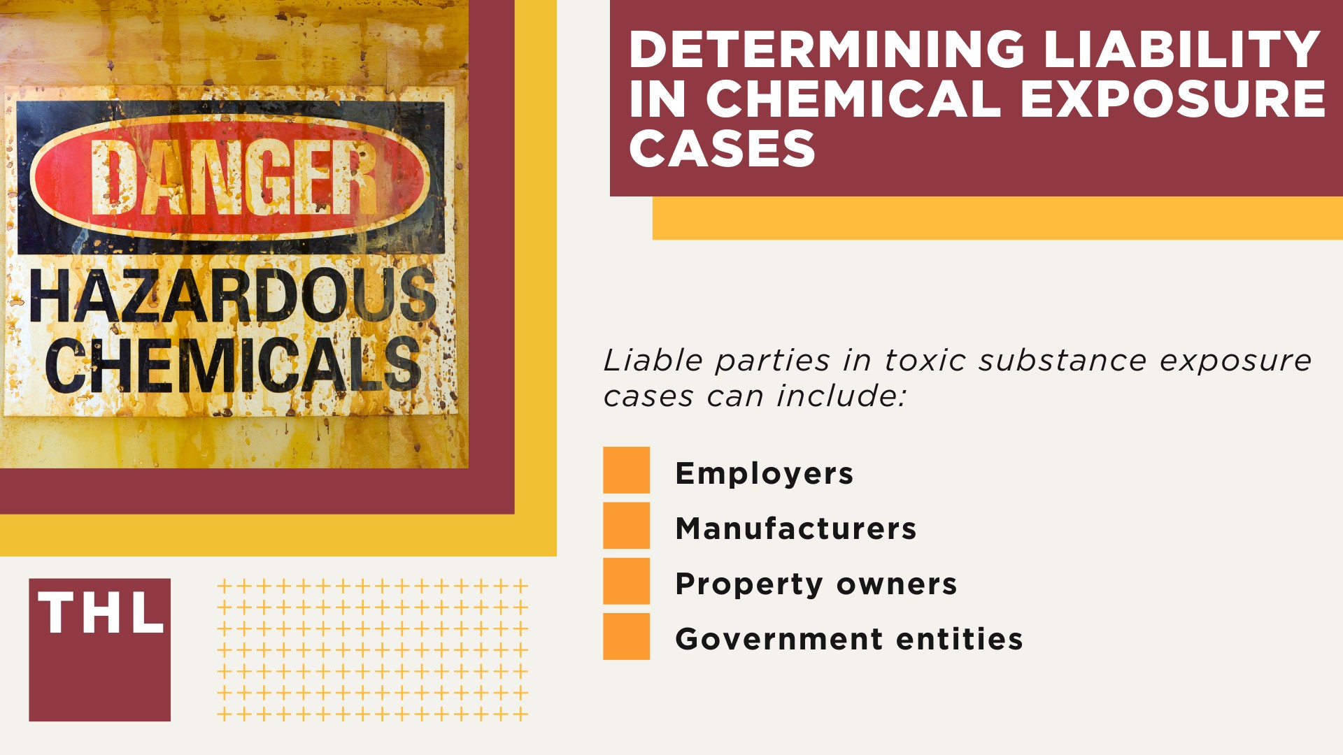 The Role of Toxic Chemical Exposure Attorneys; How a Lawyer Investigates Toxic Chemical Exposure; Determining Liability in Chemical Exposure Cases