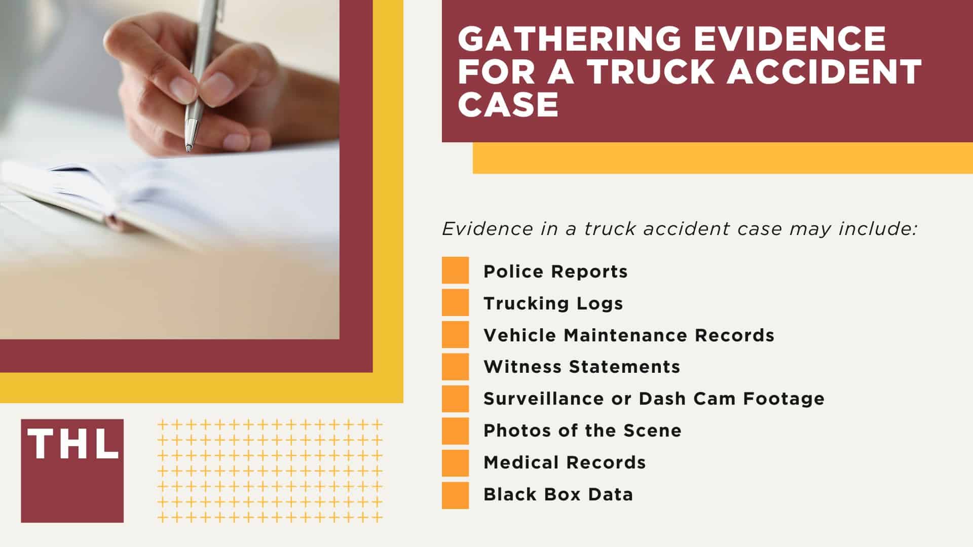 Evergreen Truck Accident Lawyer; How Can an Evergreen Park Truck Accident Lawyer from TorHoerman Law Help You; How Much Does it Cost to Hire a Evergreen Park Truck Accident Attorney from TorHoerman Law;  Meet Our Evergreen Park Truck Accident Attorneys; Our Founder and Experienced Truck Accident Lawyer_ Tor Hoerman; Our Evergreen Park Truck Accident Lawyers Get Results; What To Do After a Truck Accident in Evergreen Park, IL; Gathering Evidence for a Truck Accident Case