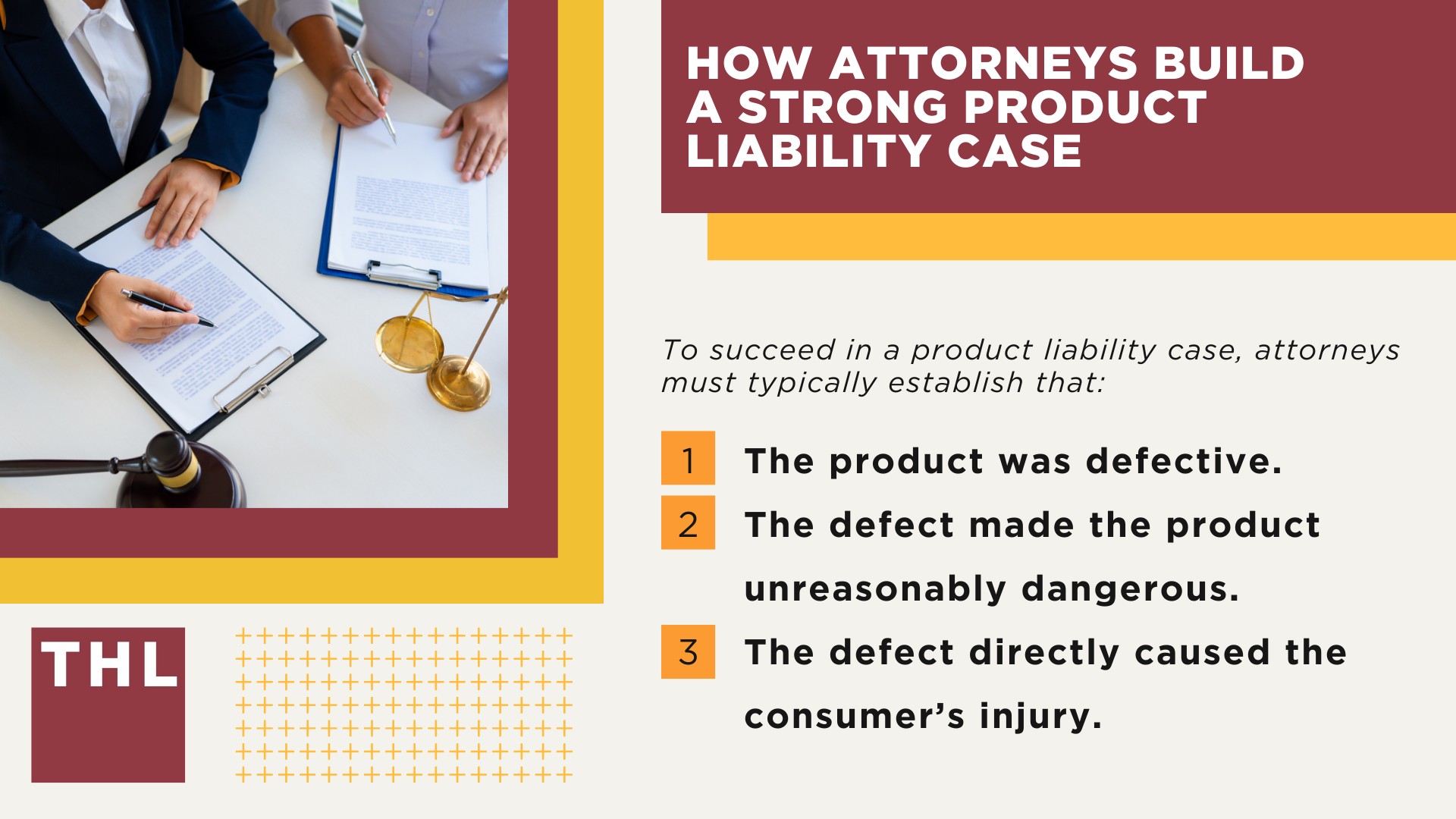 Understanding Product Liability Claims; Parties Potentially Responsible for Defective Products; Importance of Identifying the Correct Defendants; Types of Product Liability Claims; How Attorneys Build a Strong Product Liability Case