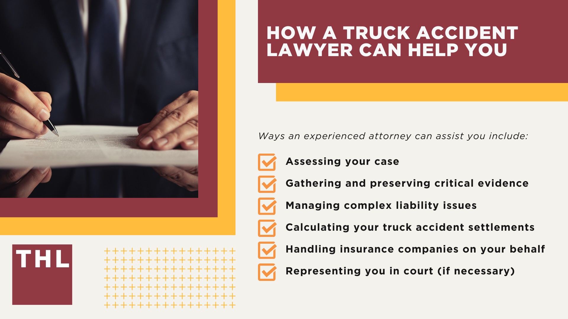 Typical Truck Accident Settlement Amounts; Factors That Influence Truck Accident Settlements; Why Truck Accident Cases Are Unique; The Legal Process for Securing a Truck Accident Settlement; How a Truck Accident Lawyer Can Help You