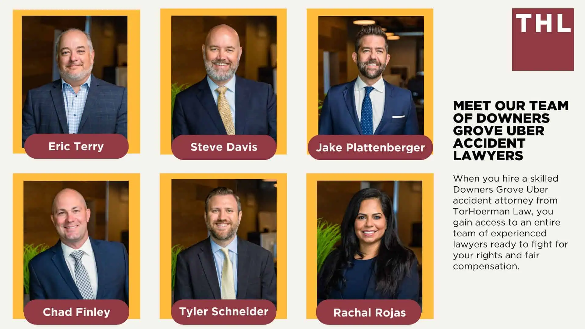 Downers Grove Uber Accident Lawyer; Meet Our Team of Downers Grove Uber Accident Lawyers
