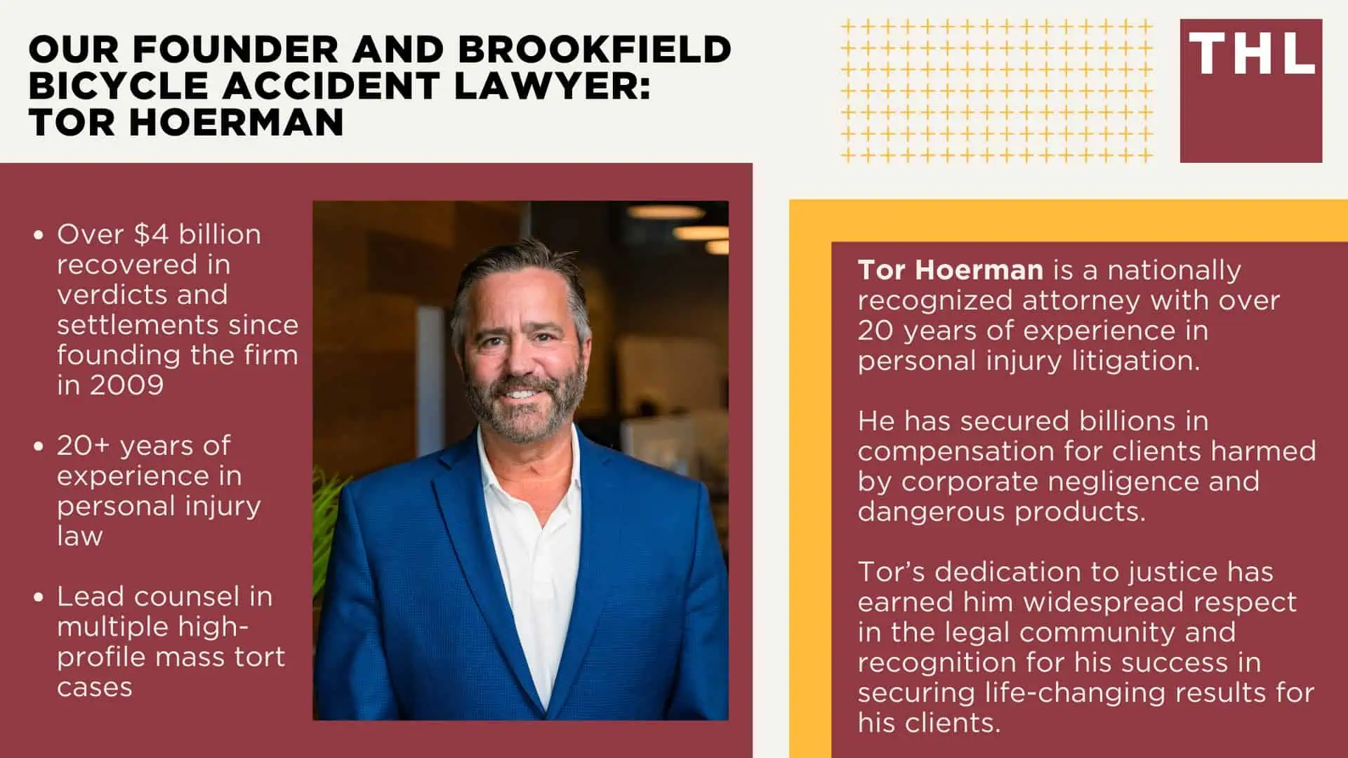 Meet Our Brookfield Bicycle Accident Lawyers; Our Founder and Brookfield Bicycle Accident Lawyer_ Tor Hoerman 