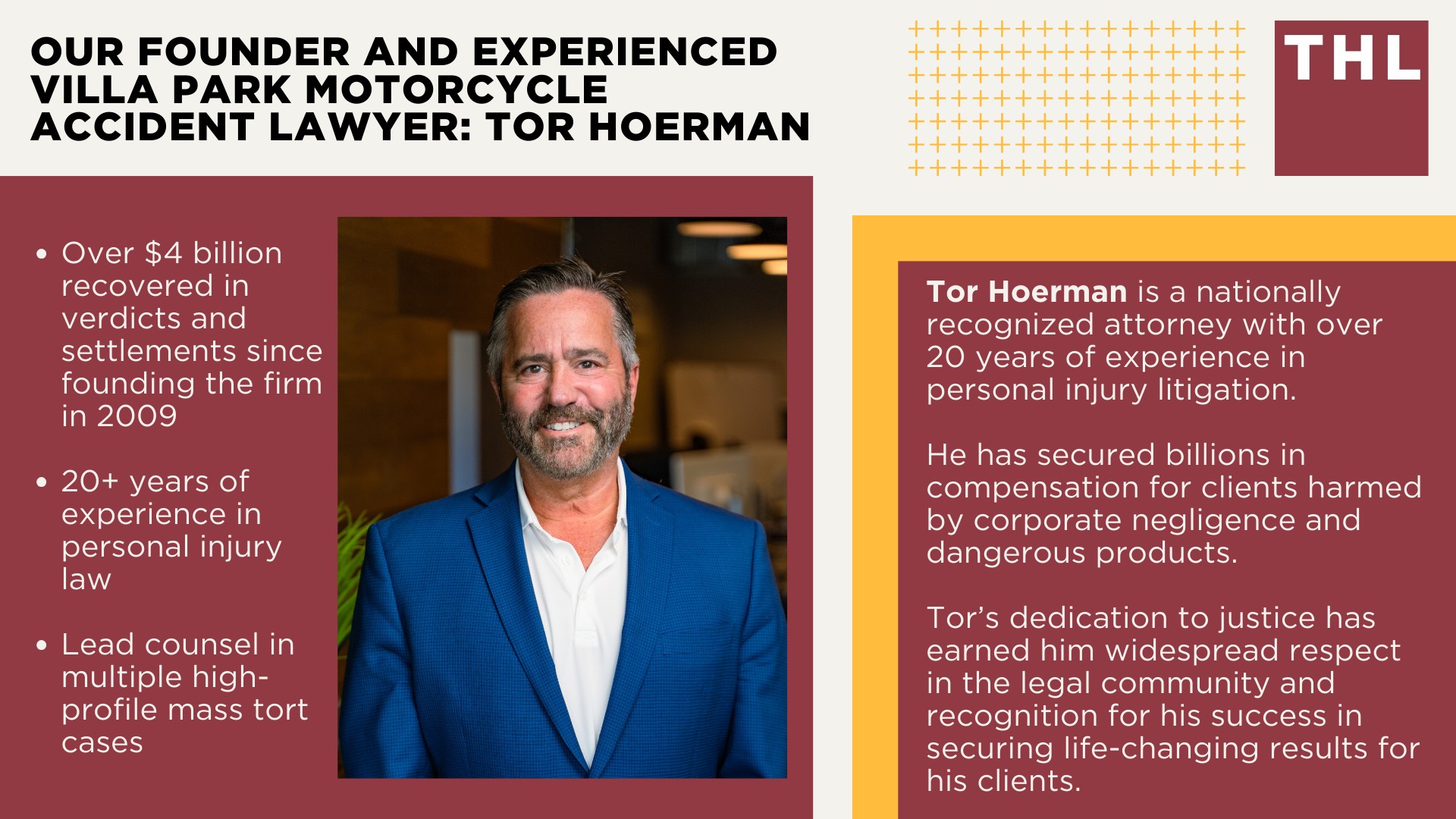 Villa Park Motorcycle Accident Lawyer; Meet Our Villa Park Motorcycle Accident Lawyers; Our Founder and Experienced Villa Park Motorcycle Accident Lawyer_ Tor Hoerman