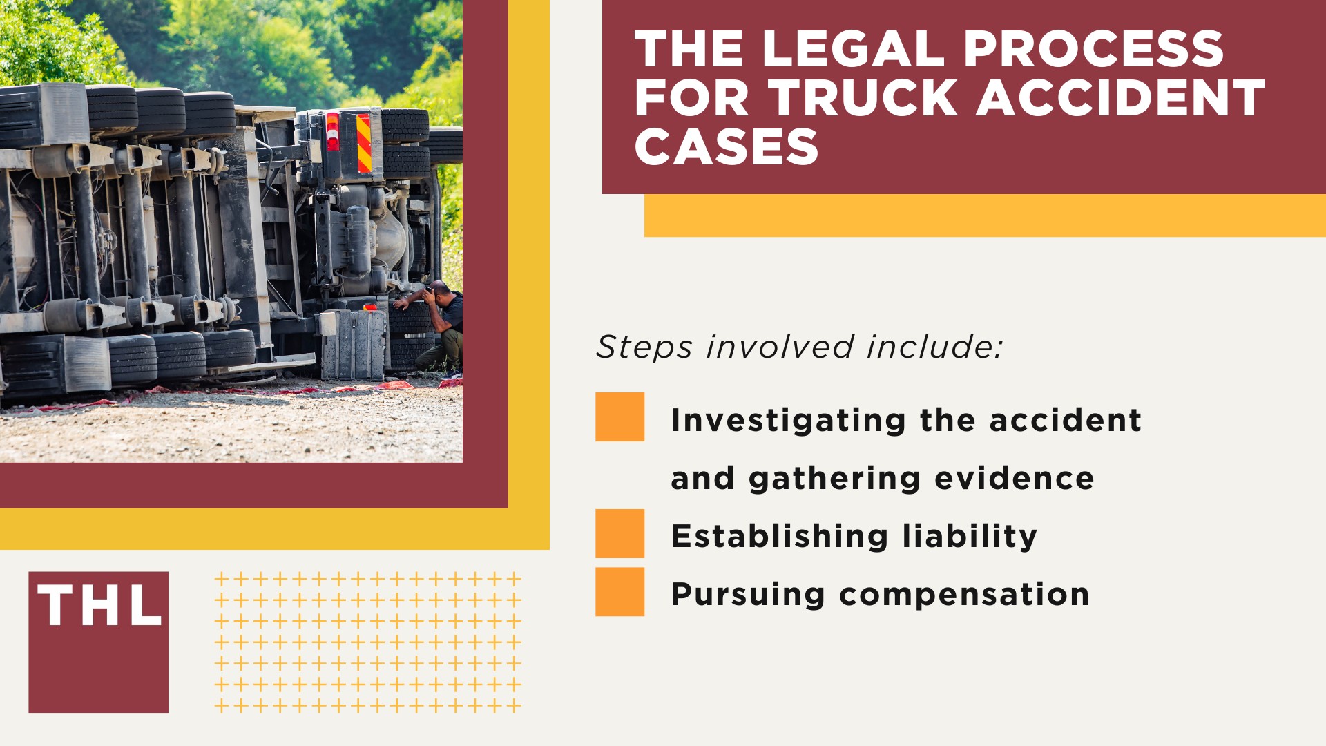 Immediate Steps To Take at the Accident Scene; Immediate Steps To Take at the Accident Scene; The Legal Process for Truck Accident Cases