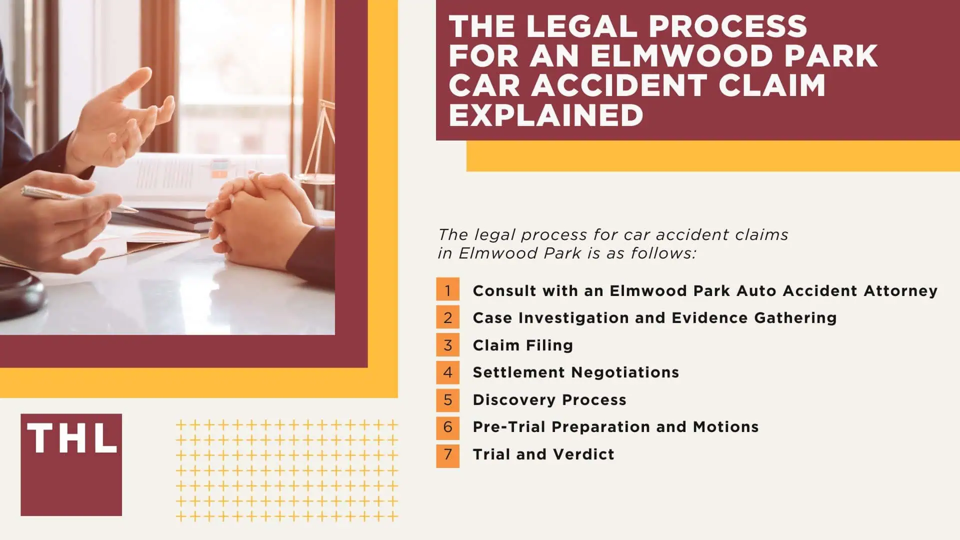 Elmwood Park Car Accident Lawyer; Meet Our Elmwood Car Accident Lawyers; Our Founder and Experienced Elmwood Park Car Accident Lawyer_ Tor Hoerman; Our Elmwood Park Car Accident Lawyers Get Results; We Provide a Hands-Off Legal Experience for Car Accident Victims; How Much Does it Cost to Hire an Elmwood Park Car Accident Lawyer from TorHoerman Law; What to Do After a Car Accident in Elmwood Park, IL; Gathering Evidence for a Car Accident Injury Claim; Damages in Elmwood Park Car Accident Cases; The Importance of Seeking Medical Treatment and Mitigating Injuries; The Legal Process for an Elmwood Park Car Accident Claim Explained
