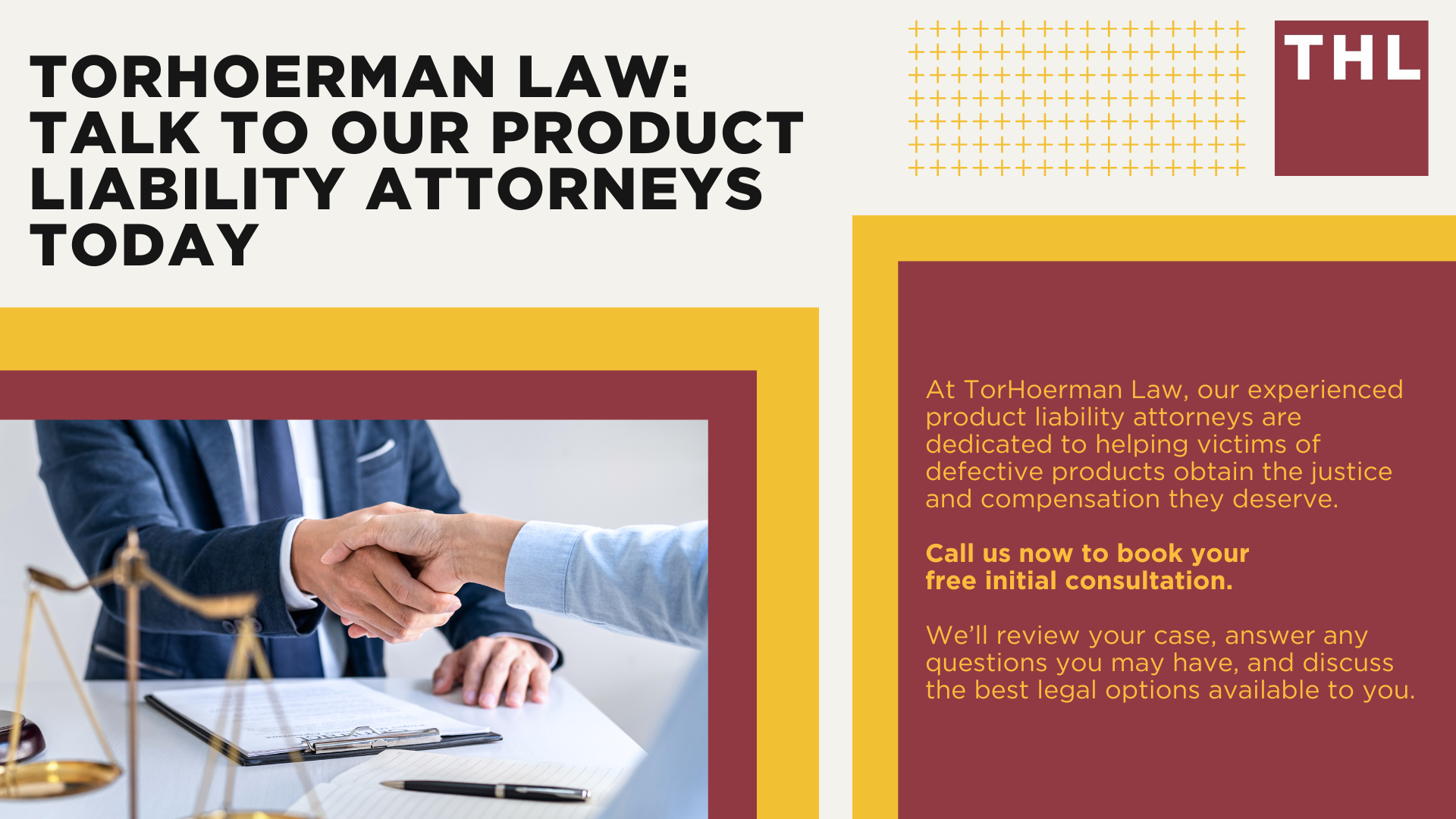 How Product Liability Lawyers Assist Those Injured by Defective Products; TorHoerman Law_ Talk to Our Product Liability Attorneys Today