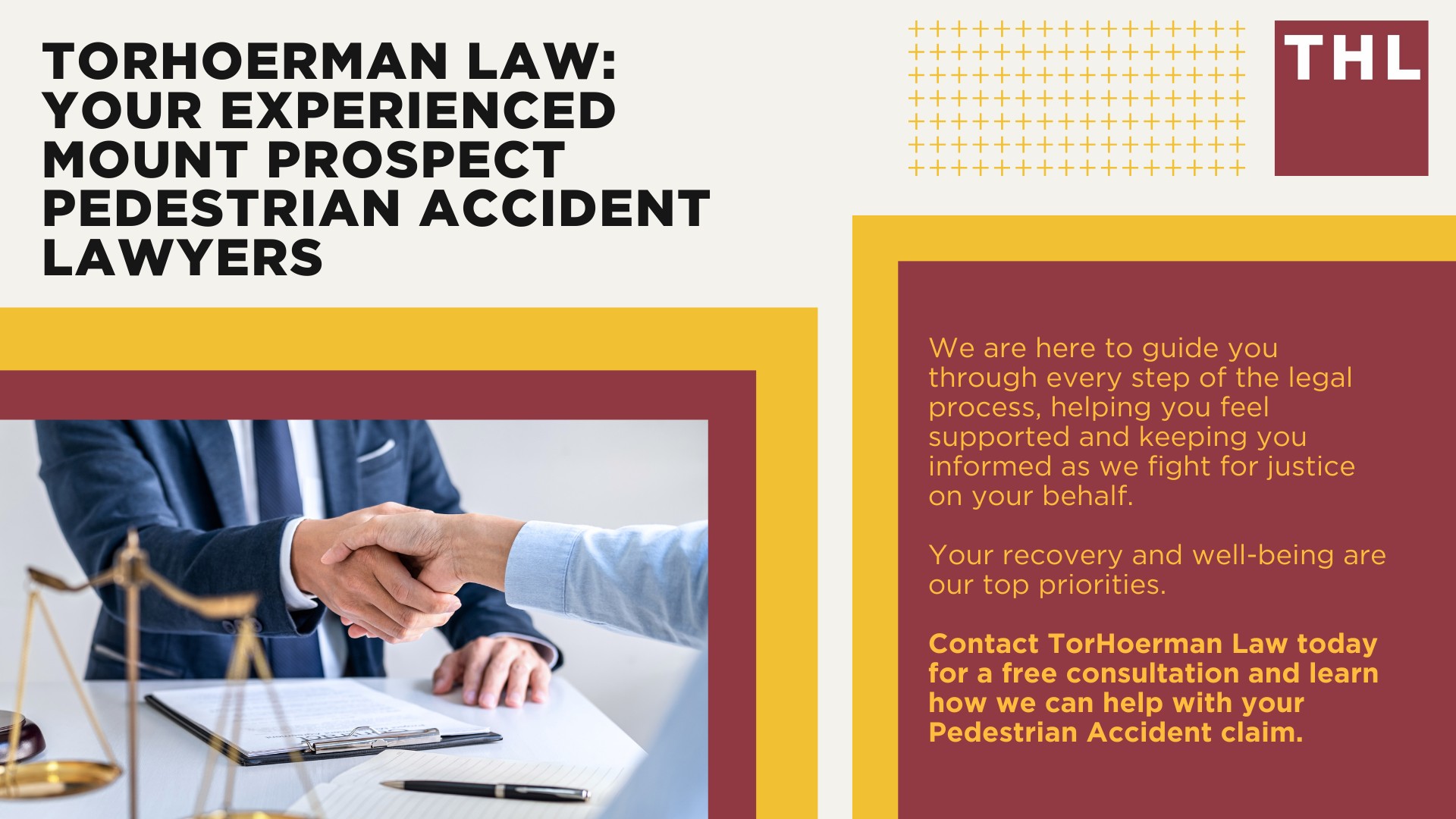 Mount Prospect Pedestrian Accident Lawyer; Meet Our Mount Prospect Pedestrian Accident Lawyers; How Much Does it Cost to Hire a Mount Prospect Pedestrian Accident Attorney; What To Do After a Pedestrian Accident in Mount Prospect; Evidence in Pedestrian Accident Claims; Damages in a Pedestrian Accident Lawsuit; The Legal Process for a Pedestrian Accident Claim in Mount Prospect; How Do Pedestrian Accidents Happen; Common Injuries Sustained in Pedestrian Accidents; TorHoerman Law_ Your Experienced Mount Prospect Pedestrian Accident Lawyers