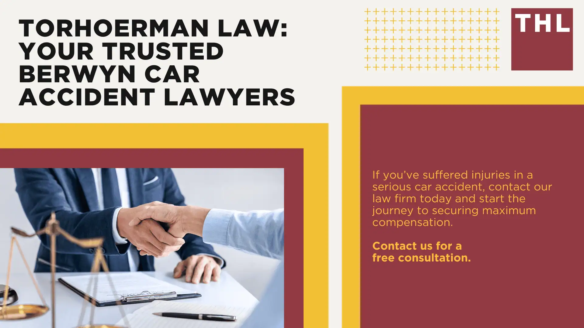 Berwyn Car Accident Lawyer; Meet Our Berwyn Car Accident Lawyers; Our Founder and Experienced Bellwood Car Accident Lawyer_ Tor Hoerman; Our Berwyn Car accident lawyers get results; We Provide a Hands-Off Legal Experience for Car Accident Victims; How Much Does it Cost to Hire a Berwyn Car Accident Lawyer from TorHoerman Law; What to Do After a Car Accident in Berwyn, IL; Gathering Evidence for a Car Accident Injury Claim; Damages in Berwyn Car Accident Cases; The Importance of Seeking Medical Treatment and Mitigating Injuries; The Legal Process for a Berwyn Car Accident Claim Explained; Chicago Car Accident Statistics; What are the Most Common Causes of Car Accidents in Chicago; Common Car Accident Injuries; Do You Need Help from a Berwyn Car Accident Attorney; TorHoerman Law_ Your Trusted Berwyn Car Accident Lawyers