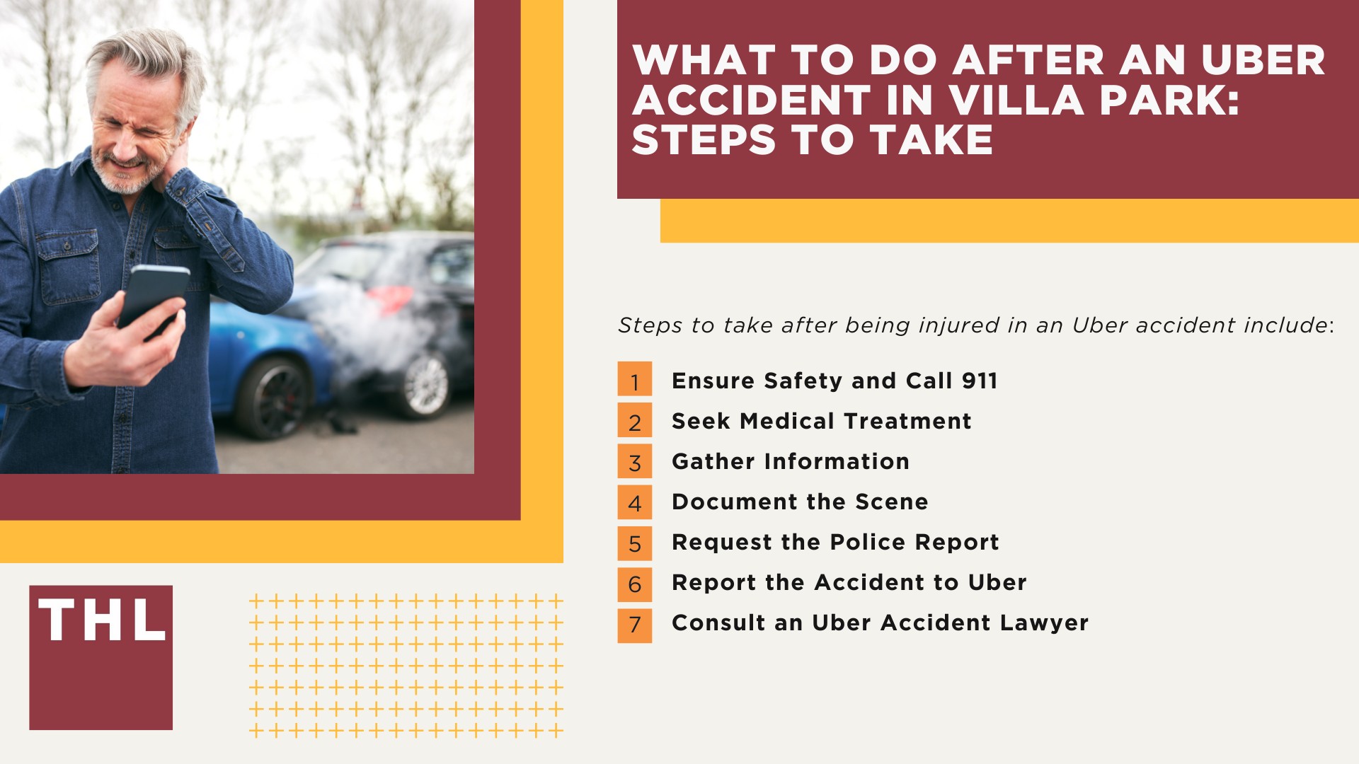 Villa Park Uber Accident Lawyer; Meet Our Team of Villa Park Uber Accident Lawyers; Our Founder and Experienced Villa Park Uber Accident Lawyer_ Tor Hoerman; What to Do After an Uber Accident in Villa Park_ Steps to Take