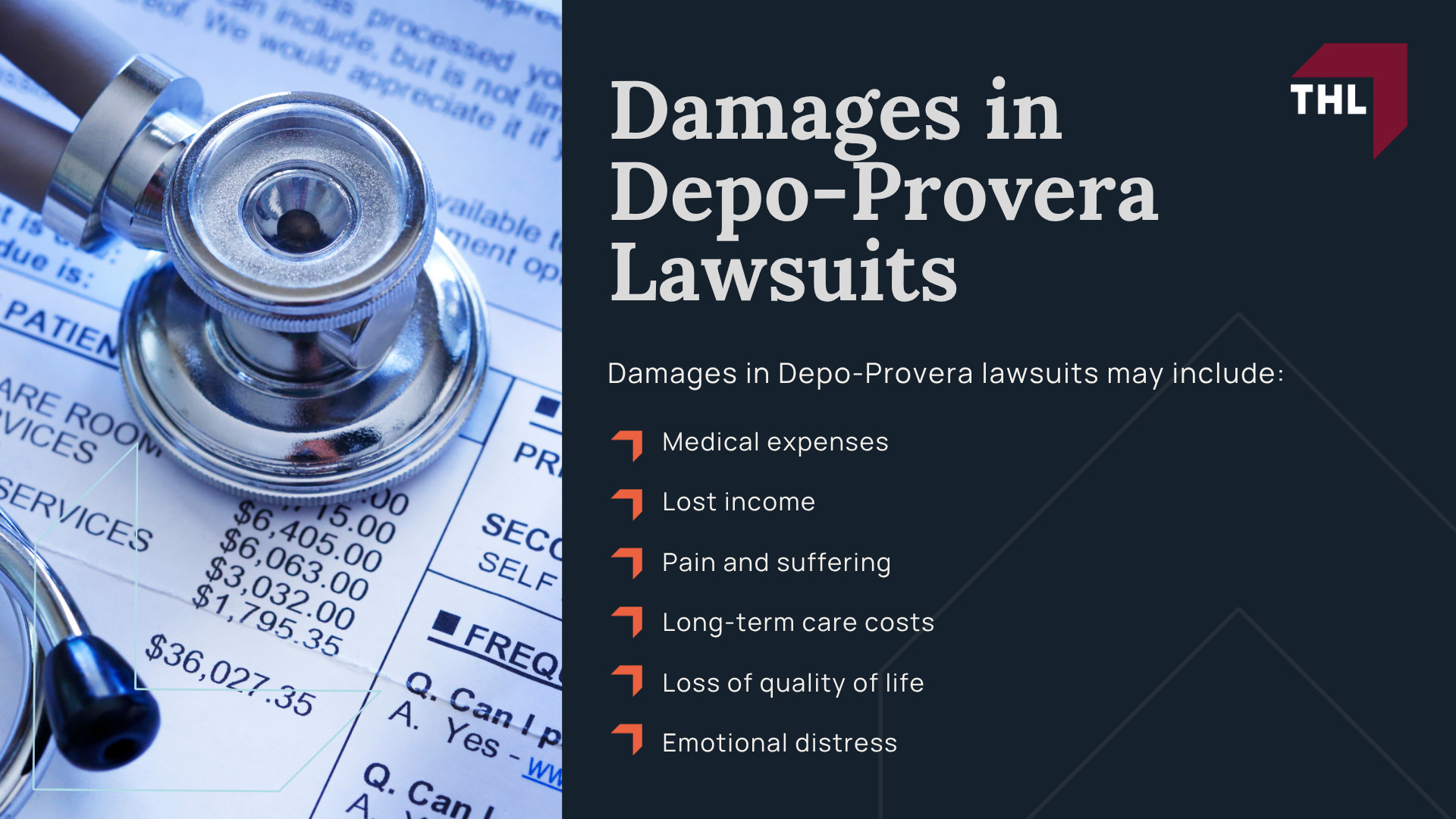Eligibility Requirements for the Depo Provera Lawsuit; Depo-Provera Lawsuit Sign-Up_ Steps to Take and What to Do; Step 1_ Initial Consultation with a Depo-Provera Lawsuit Attorney; Step 2_ Gathering Medical Records and Evidence; Step 3_ Filing the Depo-Provera Lawsuit; Step 4_ Ongoing Legal Representation and Support; How TorHoerman Law Handles Depo-Provera Claims; Depo-Provera Lawsuit Overview; Depo Provera Lawsuit Settlement Amounts_ Projections and Estimates; Ready to Pursue a Depo-Provera Shot Lawsuit; Gathering Evidence for the Depo-Provera Brain Tumor Lawsuit; Damages in Depo-Provera Lawsuits