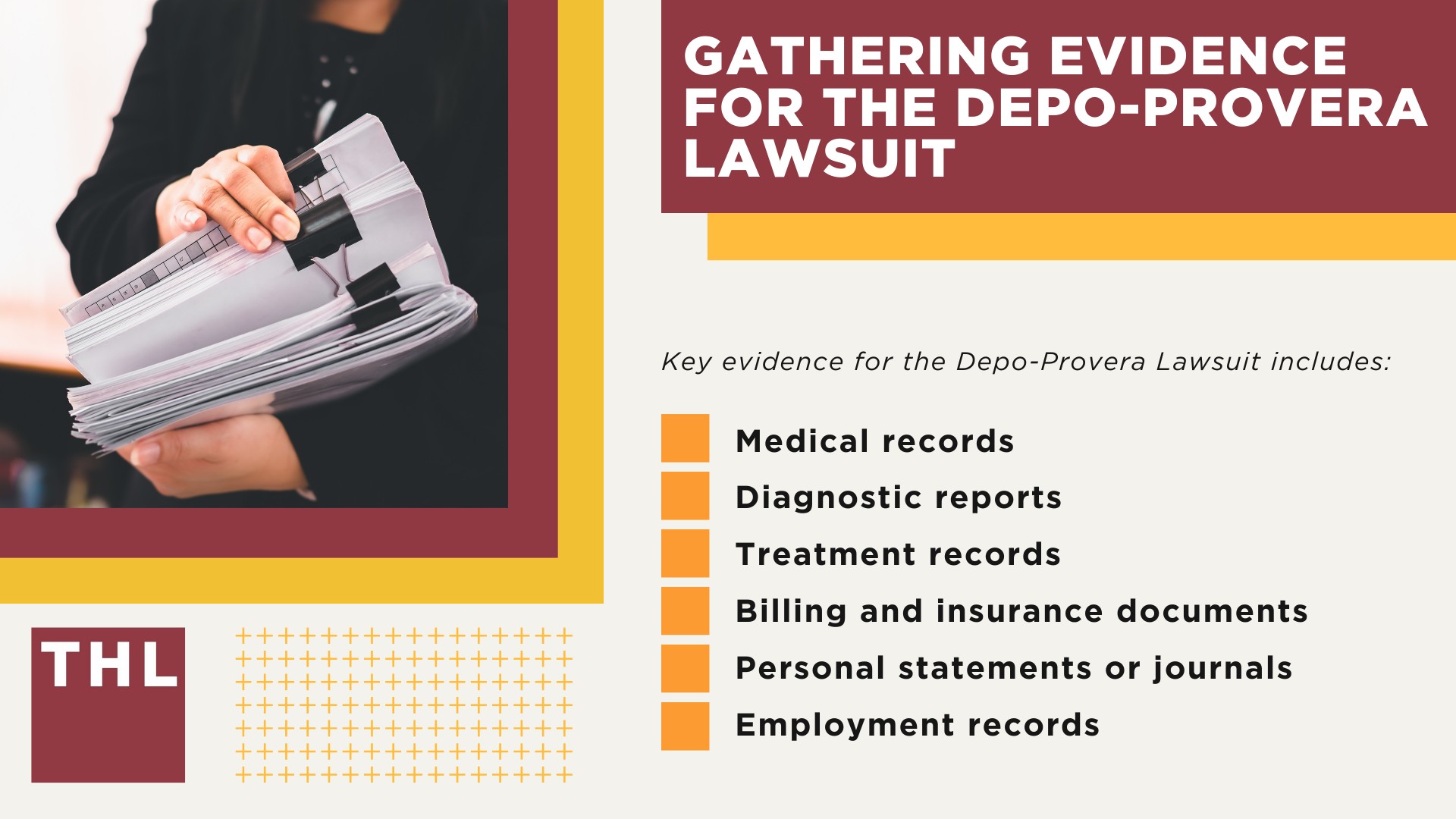 What You Need to Know Before Filing a Depo-Provera Lawsuit;  The Basis of the Depo-Provera Brain Tumor Lawsuit; The Role of a Depo-Provera Lawyer Explained; The Process for Legal Claims in the Depo-Provera Lawsuit;  Is There a Depo-Provera Class Action Lawsuit; Filing a Depo-Provera Lawsuit_ Initial Steps; Gathering Evidence for the Depo-Provera Lawsuit