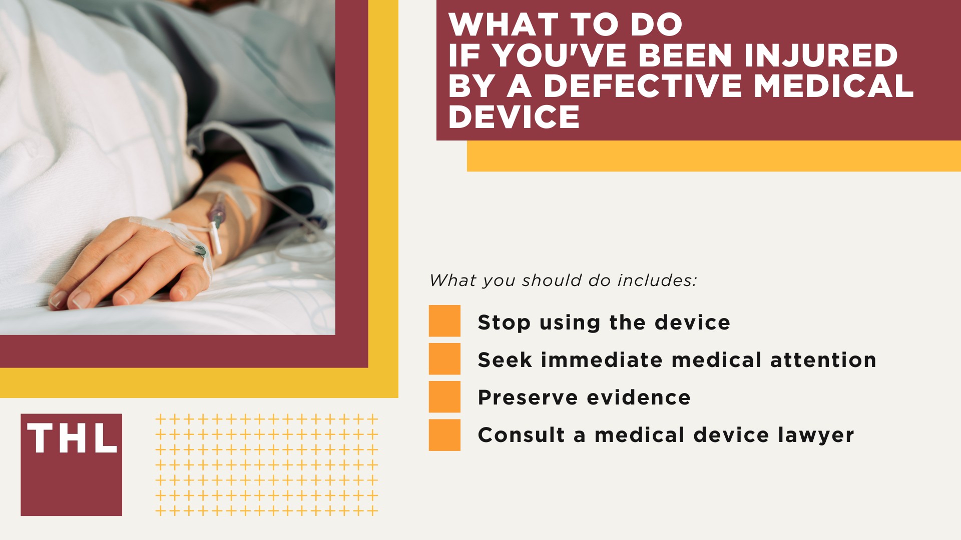 What Is a Medical Device Lawyer; Key Responsibilities of a Medical Device Lawyer; How a Medical Device Lawyer Helps Injured Individuals; The Challenges of Medical Device Lawsuits; What To Do If You've Been Injured by a Defective Medical Device