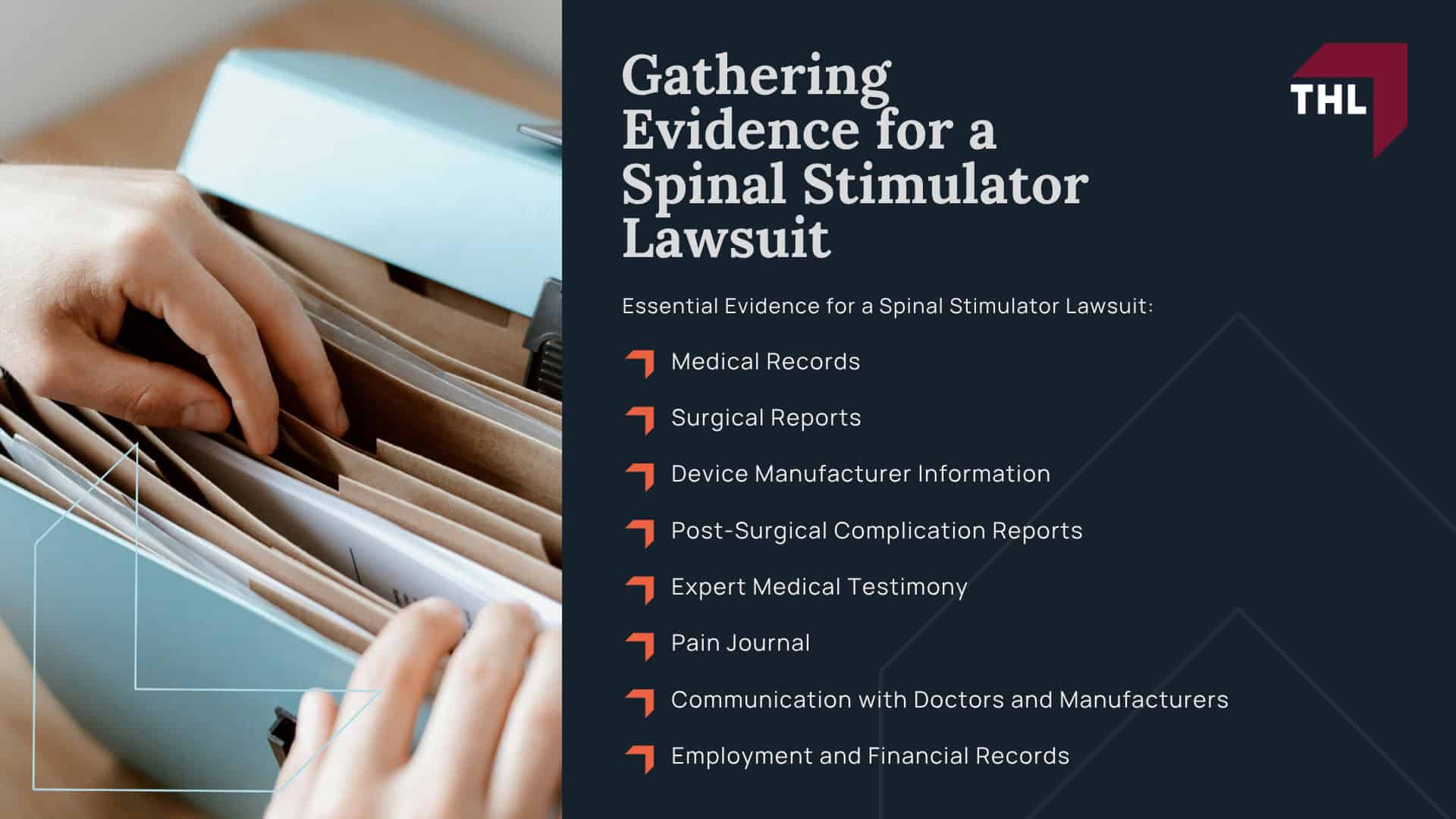 Suffer Injuries After Spinal Cord Stimulator Implantation_ You May Be Eligible for Legal Action; Types of Spinal Cord Stimulator Injuries and Their Causes; How Exactly Do Spinal Cord Stimulators Work; Do You Qualify for a Spinal Cord Stimulator Lawsuit; Gathering Evidence for a Spinal Stimulator Lawsuit