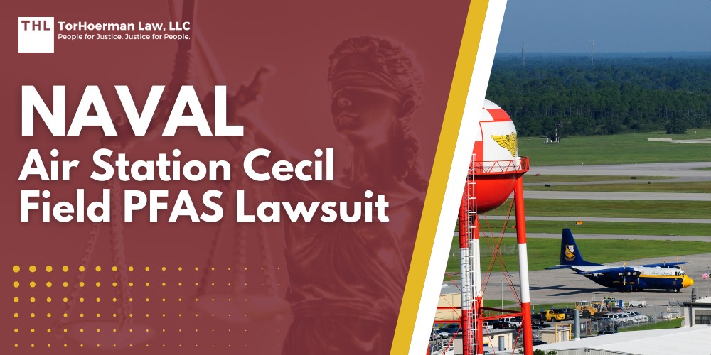 Naval Air Station Cecil Field PFAS Lawsuit; High Levels of PFAS Detected at Naval Air Station Cecil Field; Who May Have Been Exposed to PFAS Contamination at NAS Cecil Field; PFAS Chemicals_ An Overview; Health Risks of PFAS Exposure; Do You Qualify for a NAS Cecil Field PFAS Lawsuit; Gathering Evidence for a PFAS Claim; TorHoerman Law_ Investigating PFAS Lawsuits at Naval Air Station Cecil Field