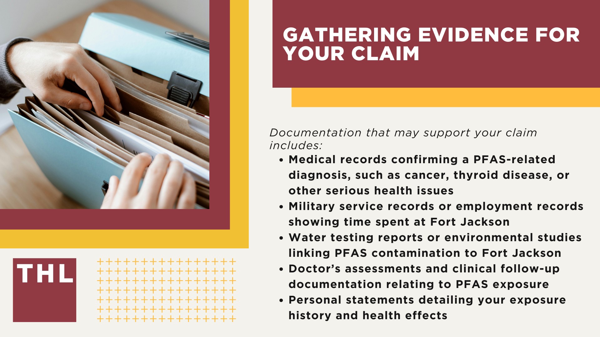PFAS Contamination Detected at High Levels in Fort Jackson Groundwater; PFAS Levels Detected at Fort Jackson; What Are PFAS Chemicals and What Makes Them Dangerous; Serious Health Risks Associated with PFAS Contamination; PFAS Litigation_ An Overview; Do You Qualify For A Fort Jackson PFAS Lawsuit; Gathering Evidence for Your Claim