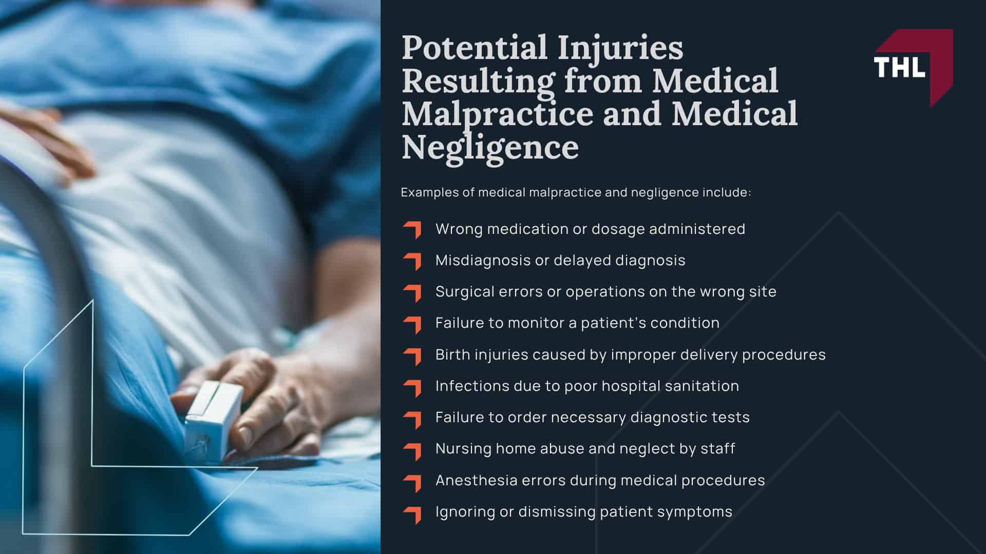 Meet Our Team of St Louis Medical Malpractice Attorneys; How Much Does it Cost to Hire a Medical Malpractice Lawyer from TorHoerman Law; What To Do If You Suspect Medical Malpractice or Medical Negligence in Chicago; Gathering Evidence for a Medical Malpractice Case; What To Do If You Suspect Medical Malpractice or Medical Negligence in Chicago; The Legal Process for Medical Malpractice Claims in Illinois; Who Can Be Sued for Medical Malpractice in Illinois; Common Examples of Medical Malpractice and Medical Negligence; Potential Injuries Resulting from Medical Malpractice and Medical Negligence