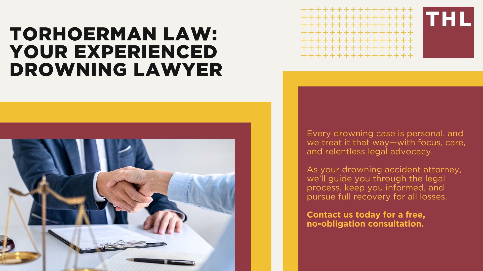 Types of Negligent Drowning Accidents; How Drowning Accidents Occur; The Legal Process for a Drowning Lawsuit; Who Can Be Held Liable in a Drowning Accident Case; Do You Qualify for a Drowning Lawsuit; TorHoerman Law_ Your Experienced Drowning Lawyer