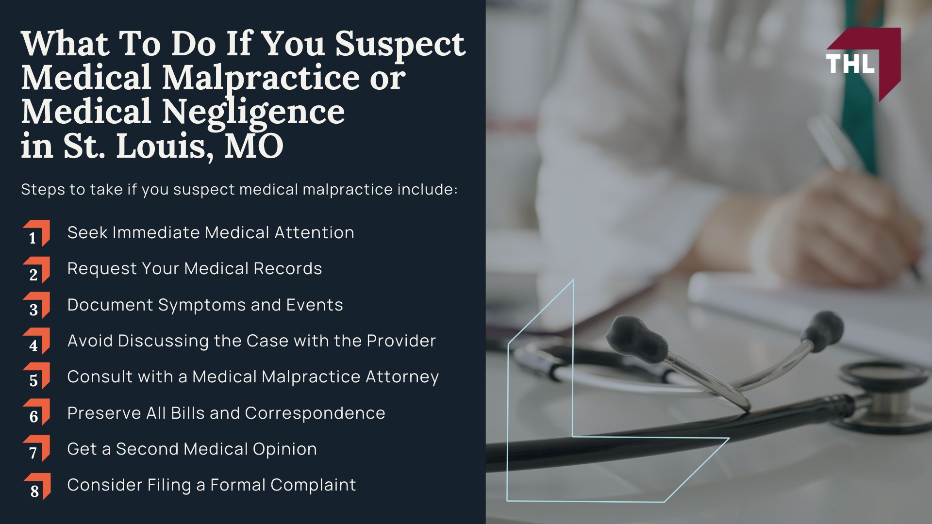 Meet Our Team of St Louis Medical Malpractice Attorneys; How Much Does it Cost to Hire a Medical Malpractice Lawyer from TorHoerman Law; What To Do If You Suspect Medical Malpractice or Medical Negligence in St. Louis, MO