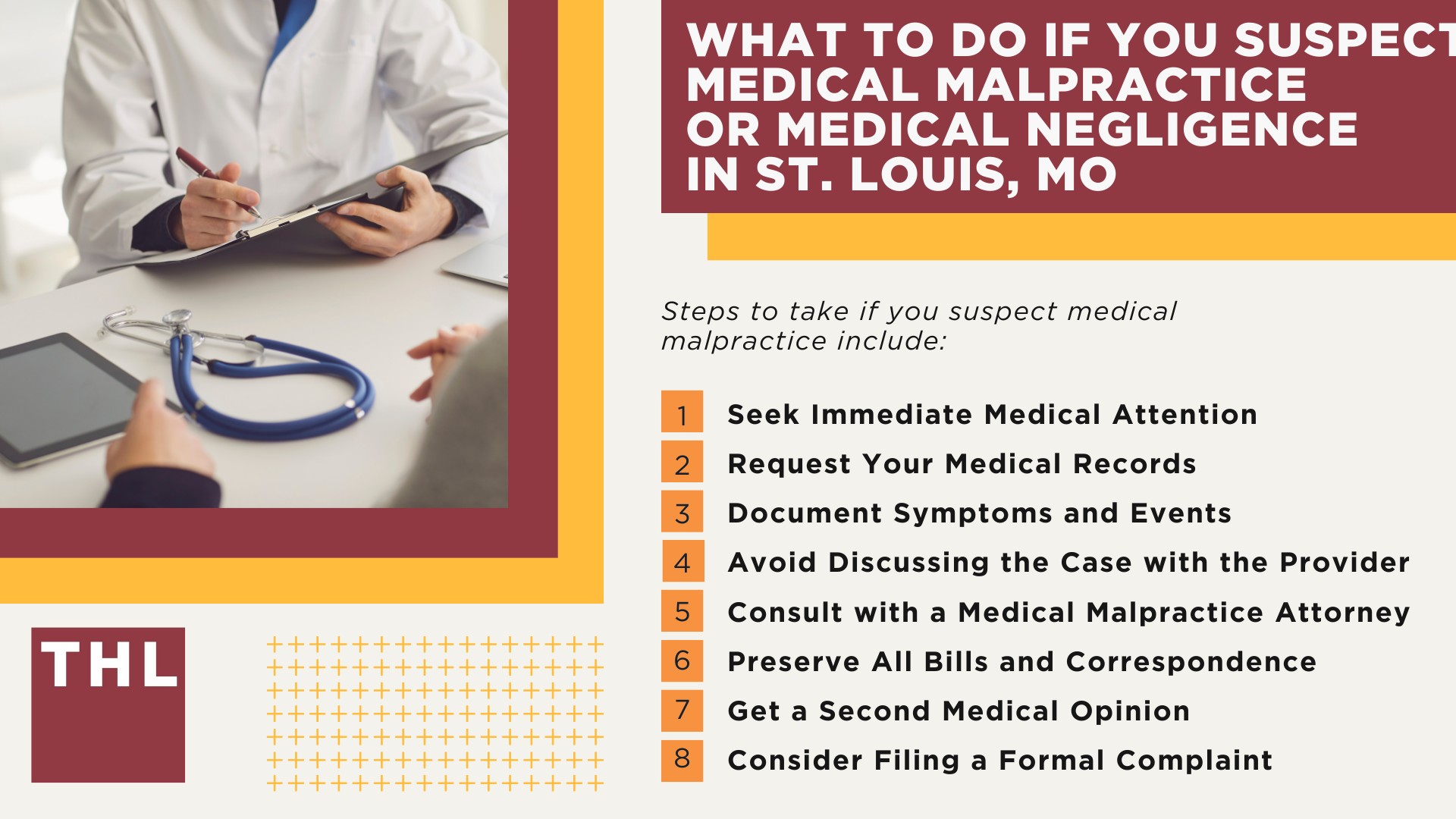 Meet Our Team of St Louis Medical Malpractice Attorneys; What To Do If You Suspect Medical Malpractice or Medical Negligence in St. Louis, MO