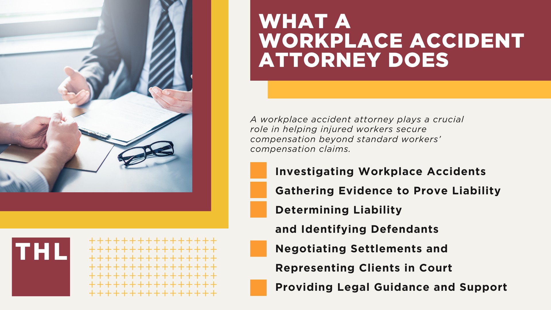 Lawsuits Beyond Workers’ Compensation Claims; What a Workplace Accident Attorney Does