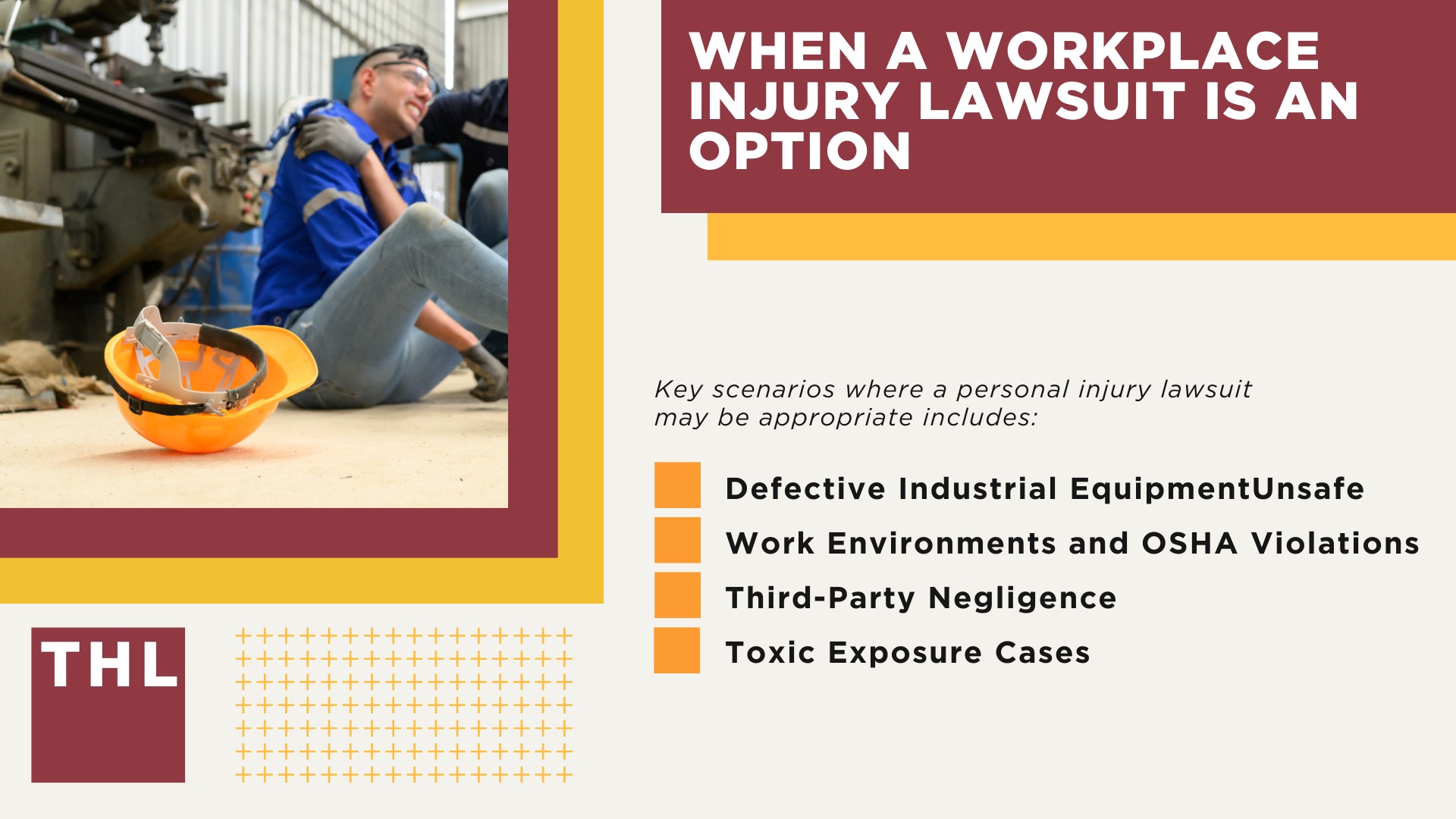 Compensation for Injured Workers; When a Workplace Injury Lawsuit Is an Option