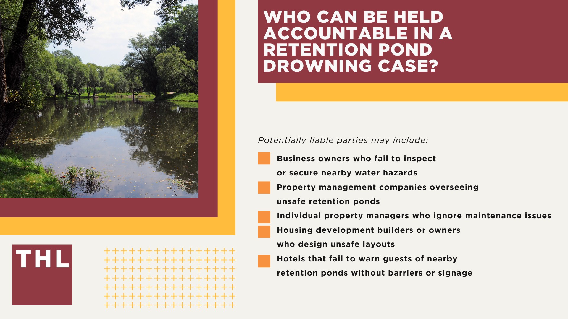 How Do Negligent Retention Pond Drowning Accidents Occur; The Legal Basis for a Retention Pond Drowning Lawsuit Explained; Do You Qualify for a Retention Pond Drowning Lawsuit; Who Can Be Held Accountable in a Retention Pond Drowning Case