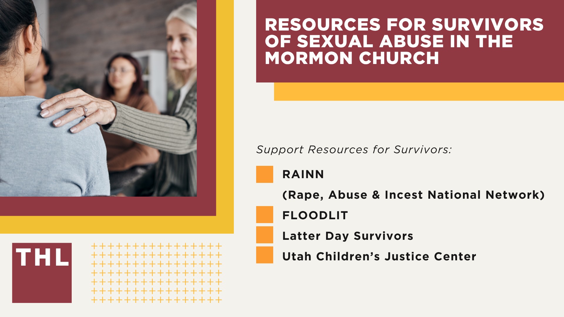  purpose of the image(opens in a new tab). Leave empty if the image is purely decorative; The Impact of Sexual Abuse on Survivors; Resources for Survivors of Sexual Abuse in the Mormon Church