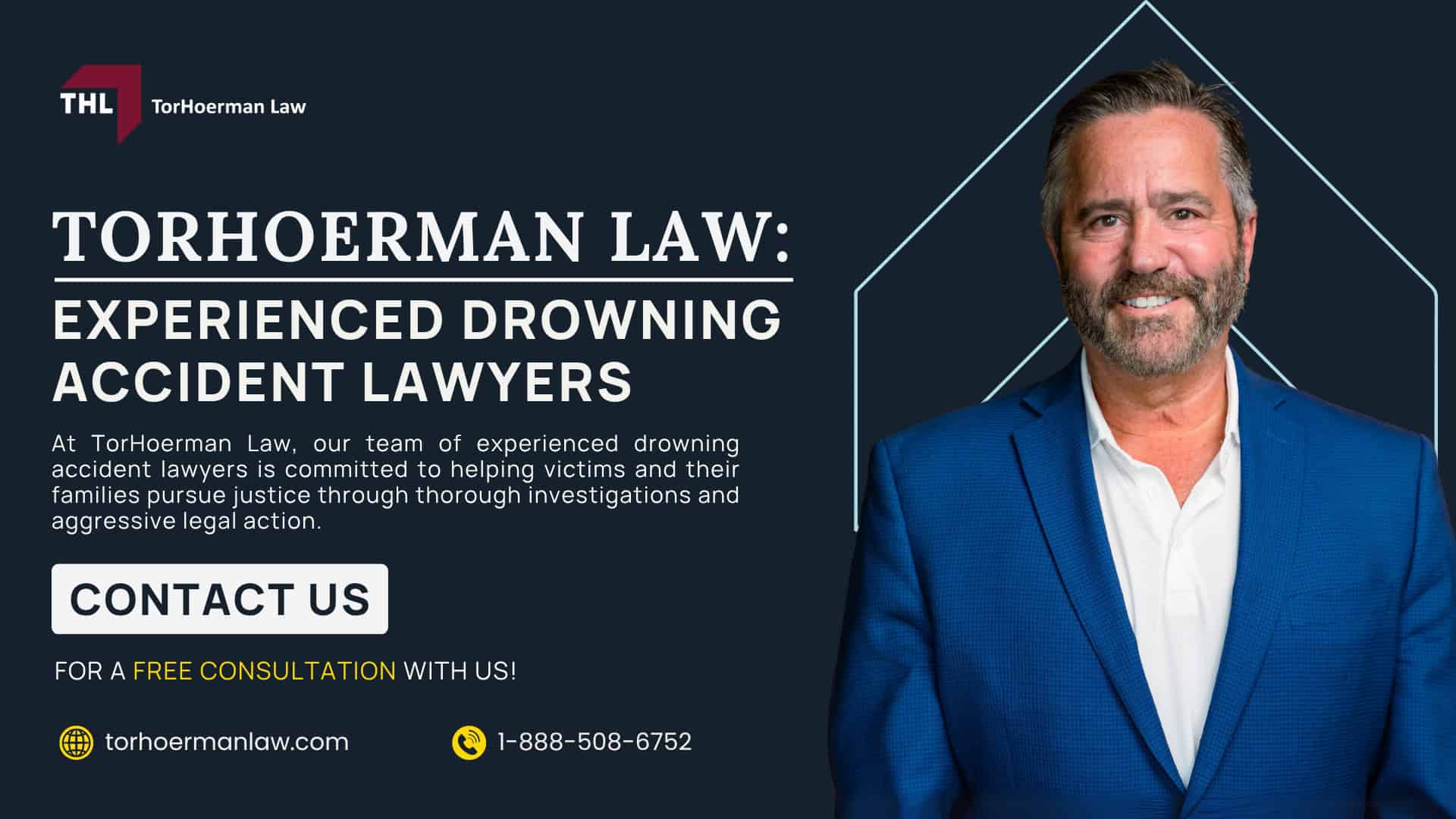 Meet Our Team of Experienced Drowning Accident Lawyers; Our Drowning Accident Lawyers Get Results; How Much Does it Cost to Hire a Drowning Accident Lawyer from THL; The Legal Process for a Drowning Accident Lawsuit in Missouri; Gathering Evidence for a Drowning Accident Claim; Damages in Drowning Lawsuits; Common Causes and Types of Negligent Drowning Accidents; What is a Near Drowning Experience; Do You Qualify for a Drowning Accident Case; TorHoerman Law_ Experienced Drowning Accident Lawyers