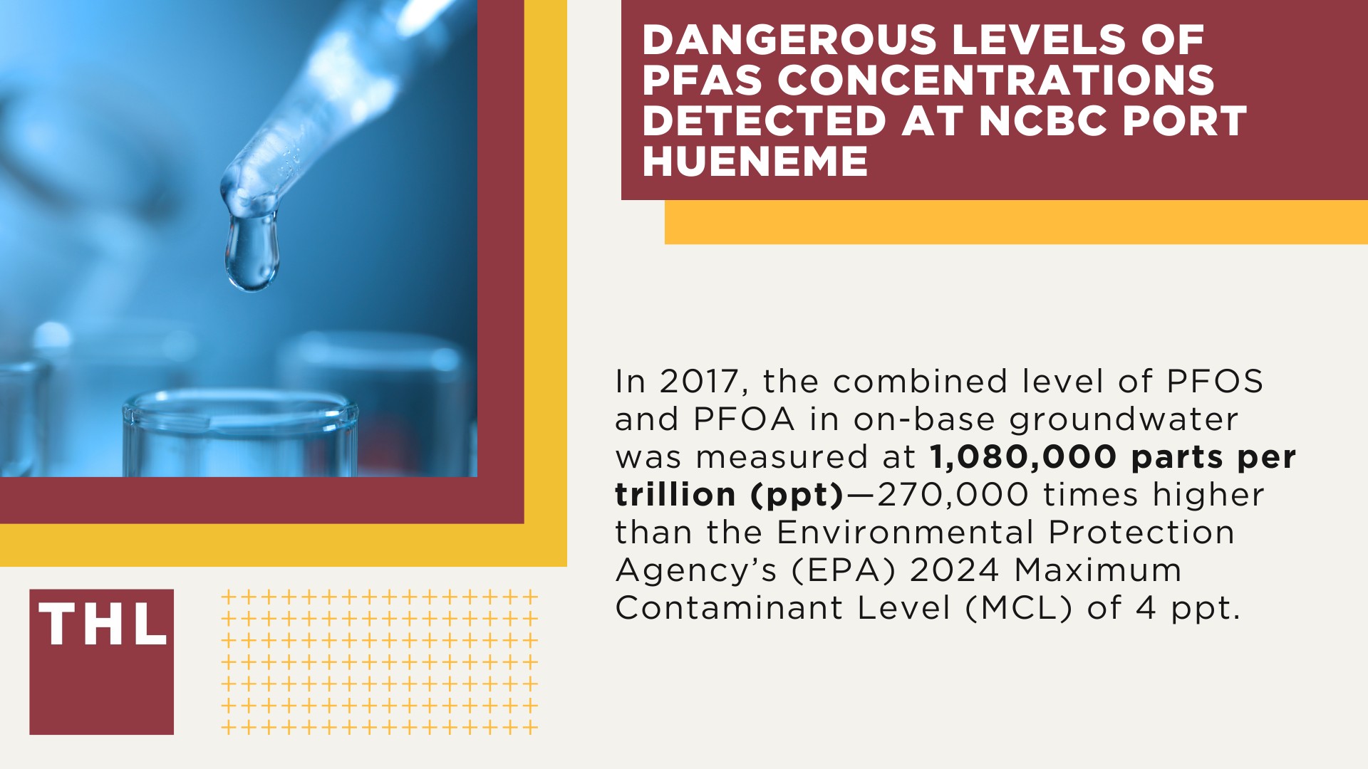 Dangerous Levels of PFAS Concentrations Detected at NCBC Port Hueneme