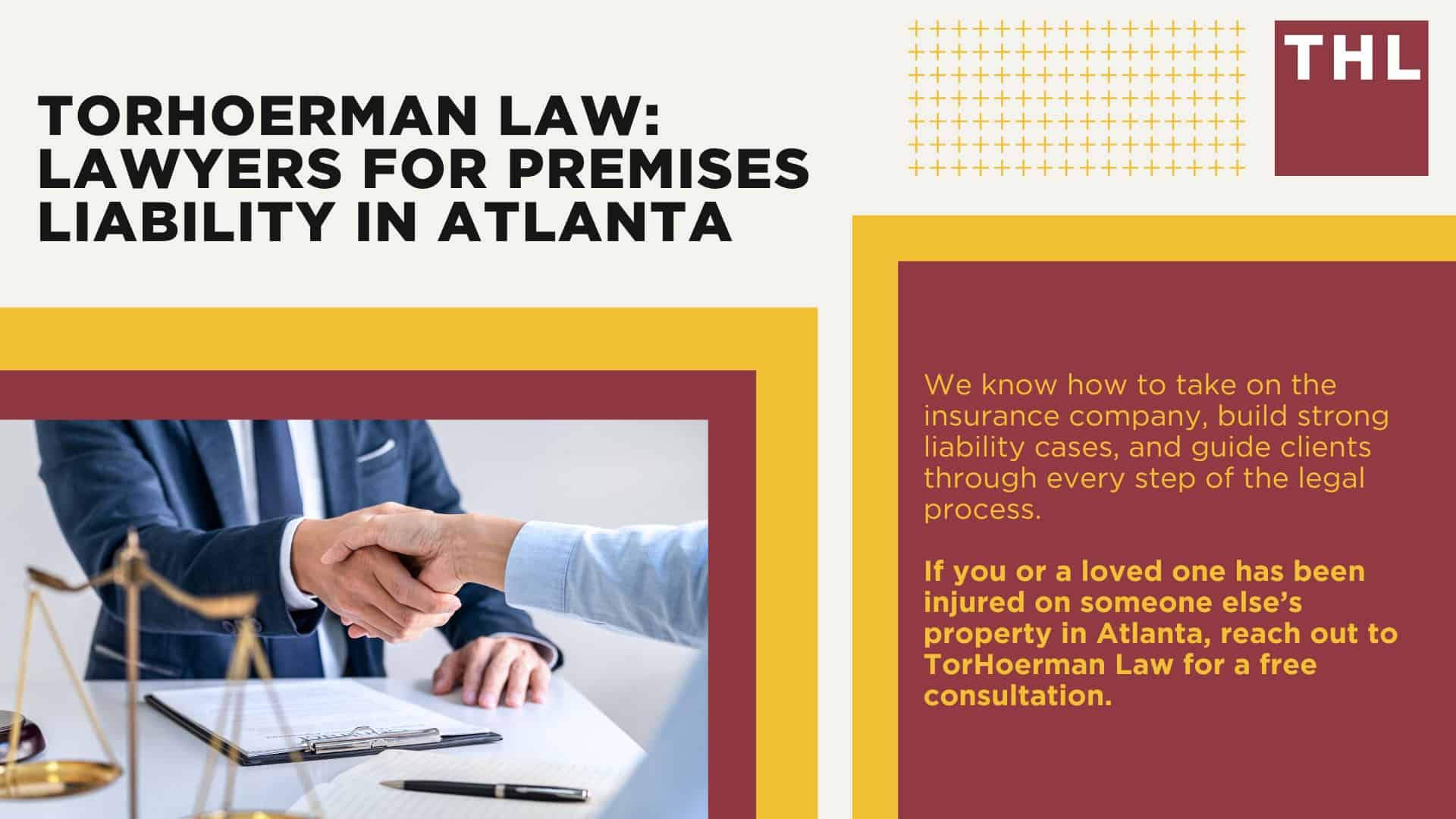 Meet Our Team of Atlanta Premises Liability Lawyers; Our Founder_ Tor Hoerman; What Is Premises Liability; Damages in Premises Liability Lawsuits; Warning Signs to Look Out For; Atlanta Statute Of Limitations For Premises Liability; Do You Qualify for the Atlanta Premises Liability Lawsuit; TorHoerman Law_ Lawyers for Premises Liability in Atlanta
