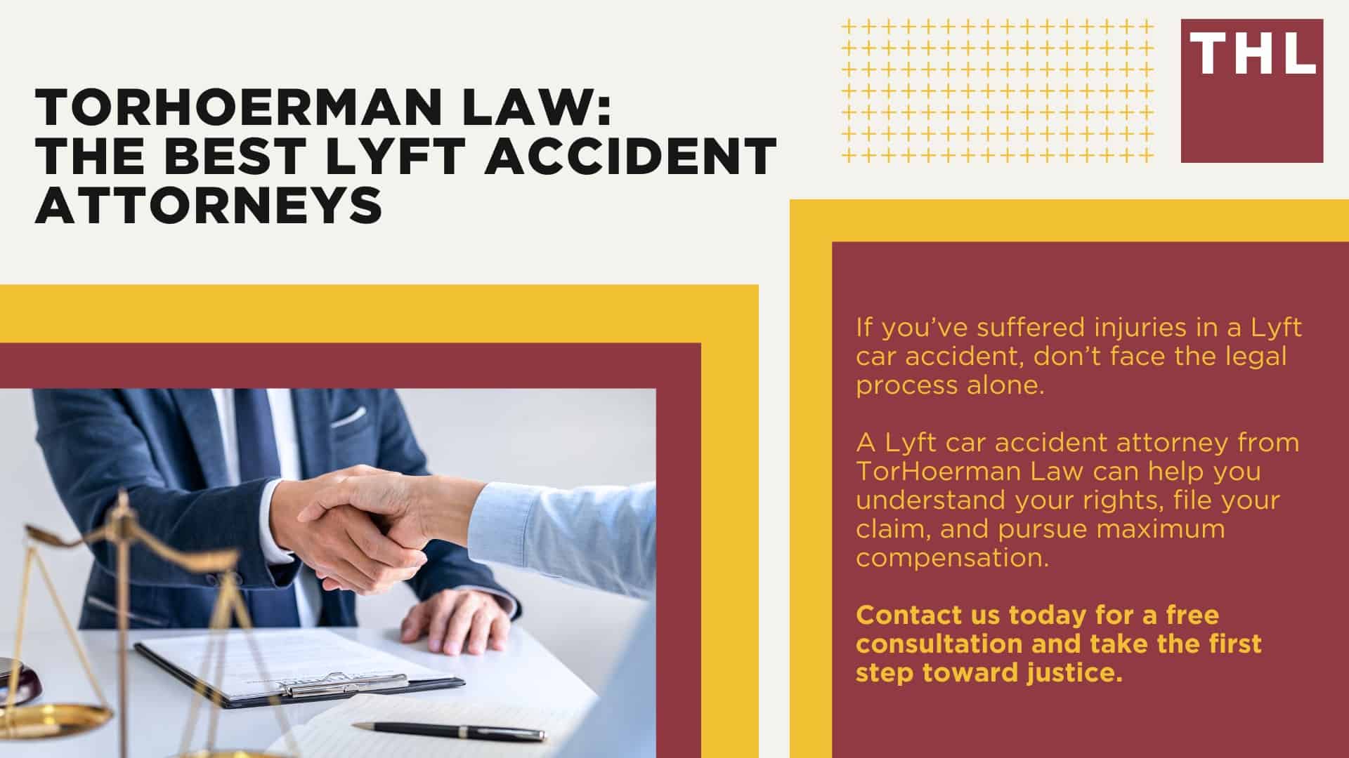 Meet Our Team of Atlanta Lyft Accident Lawyers; Our Founder Tor Hoerman; What To Do After a Lyft Accident in Atlanta; The Legal Process for Lyft Accident Claims in Atlanta; Gathering Evidence for a Lyft Accident Lawsuit; Common Damages in a Lyft Accident Claim; TorHoerman Law_ The Best Lyft Accident Attorneys