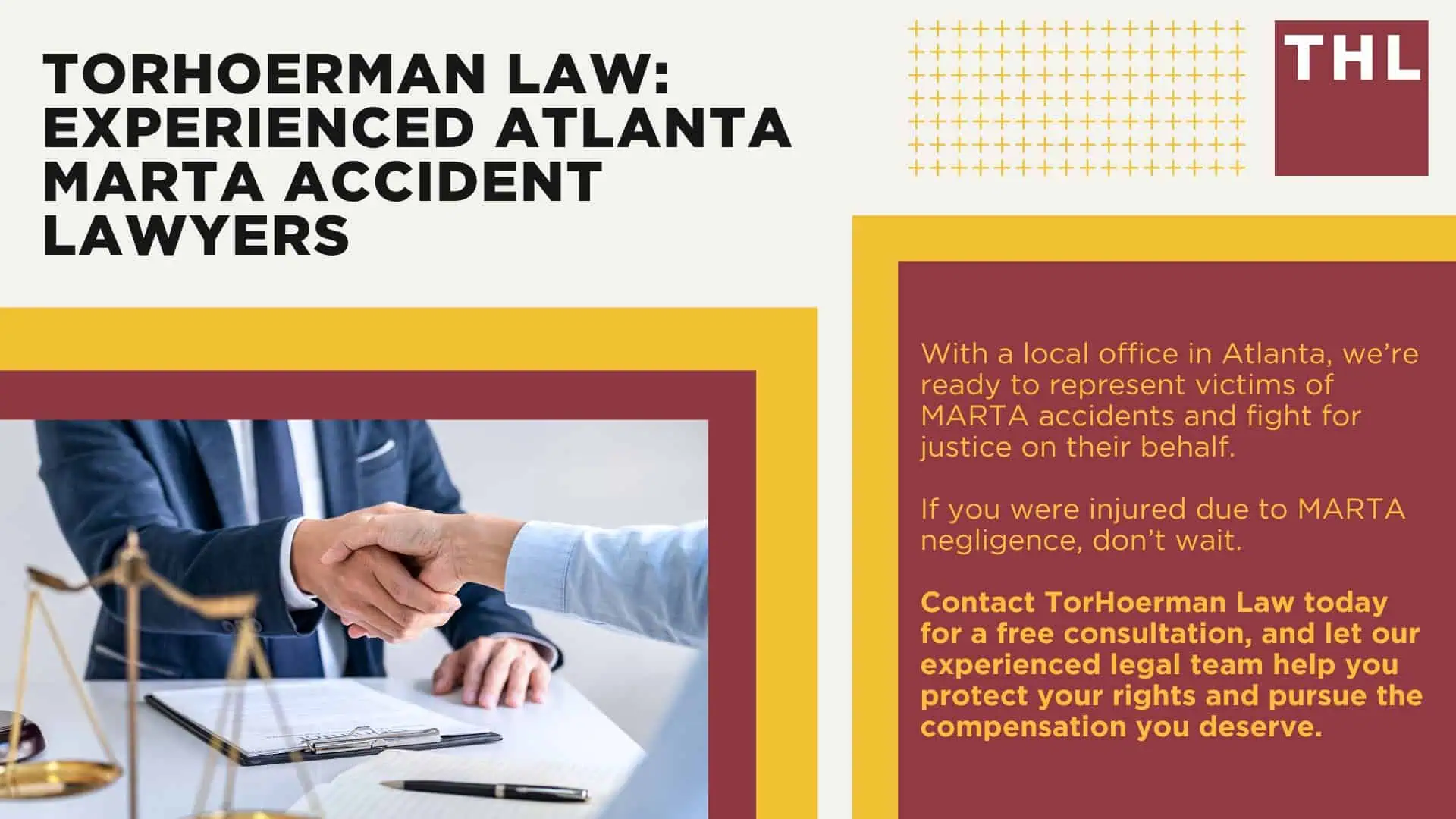 Meet Our Team of Atlanta MARTA Accident Lawyers; Our Founder_ Tor Hoerman; Atlanta MARTA Accidents; Common MARTA Accident Injuries in Atlanta; Common Causes of MARTA Accidents in Atlanta; Damages in Atlanta MARTA Accidents; Steps to Take After a MARTA Accident in Atlanta, GA; Gathering Evidence for an Atlanta MARTA Accident; Assessing Damages in an Atlanta MARTA Accident; TorHoerman Law_ Experienced Atlanta MARTA Accident Lawyers