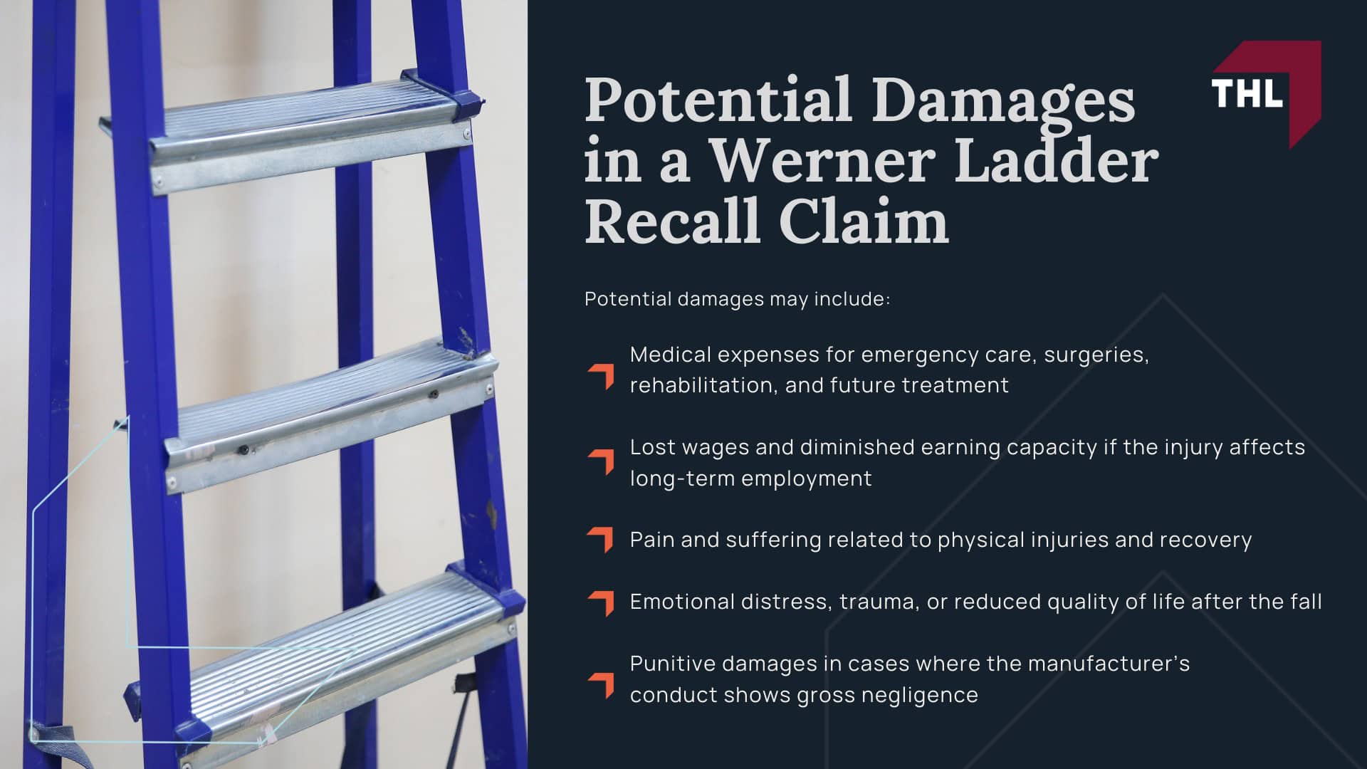 Werner Ladder Recall Lawsuit - Past Recalls on Werner Ladders; Werner Ladder Recall Lawsuit - Past Recalls on Werner Ladders; Werner Ladder Recall Lawsuit - 2025 Werner Ladder Recall Overview; Werner Ladder Recall Lawsuit - Do You Qualify for a Werner Ladder Recall Lawsuit; Werner Ladder Recall Lawsuit - Gathering Evidence for a Ladder Injury Lawsuit; Werner Ladder Recall Lawsuit - Potential Damages in a Werner Ladder Recall Claim