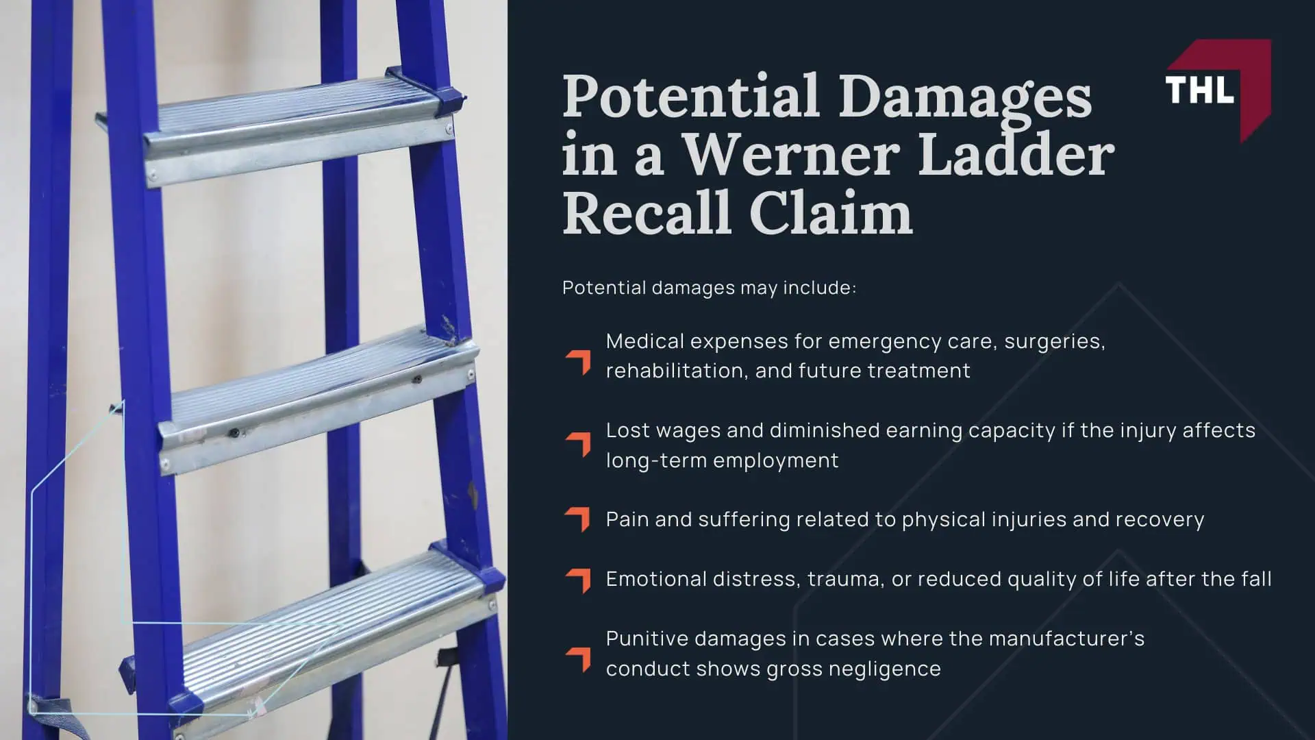 Werner Ladder Recall Lawsuit - Past Recalls on Werner Ladders; Werner Ladder Recall Lawsuit - Past Recalls on Werner Ladders; Werner Ladder Recall Lawsuit - 2025 Werner Ladder Recall Overview; Werner Ladder Recall Lawsuit - Do You Qualify for a Werner Ladder Recall Lawsuit; Werner Ladder Recall Lawsuit - Gathering Evidence for a Ladder Injury Lawsuit; Werner Ladder Recall Lawsuit - Potential Damages in a Werner Ladder Recall Claim