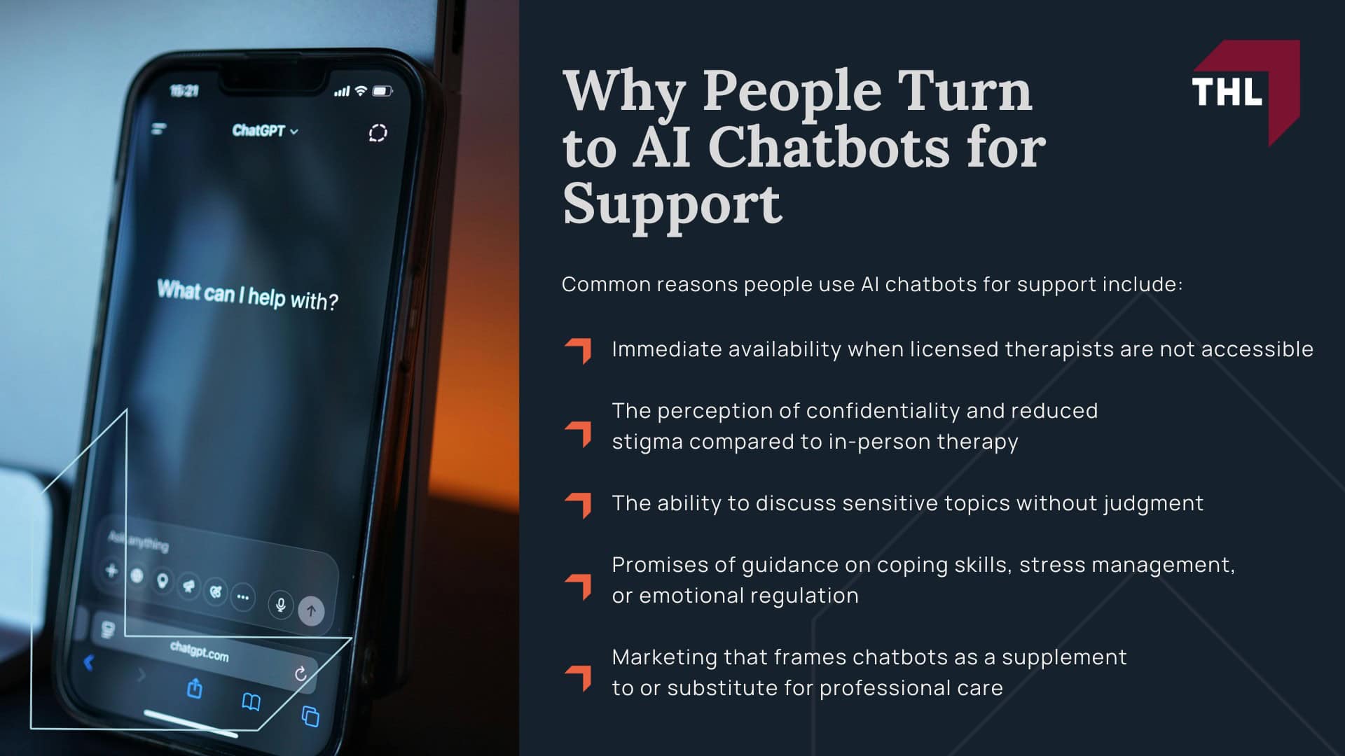 AI Lawsuit for Suicide and Self-Harm - Understanding the Link Between AI Systems and Suicide_Self-Harm - torhoerman law; AI Lawsuit for Suicide and Self-Harm - Why People Turn to AI Chatbots for Support - torhoerman law
