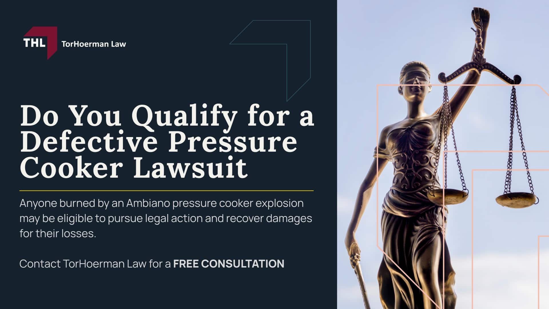 Ambiano Pressure Cooker Lawsuit - Ambiano Pressure Cooker Recall Overview - torhoerman law; Ambiano Pressure Cooker Lawsuit - Serious Burn Injuries Linked to Defective Pressure Cookers - torhoerman law; Ambiano Pressure Cooker Lawsuit - Do You Qualify for a Defective Pressure Cooker Lawsuit_ - torhoerman law