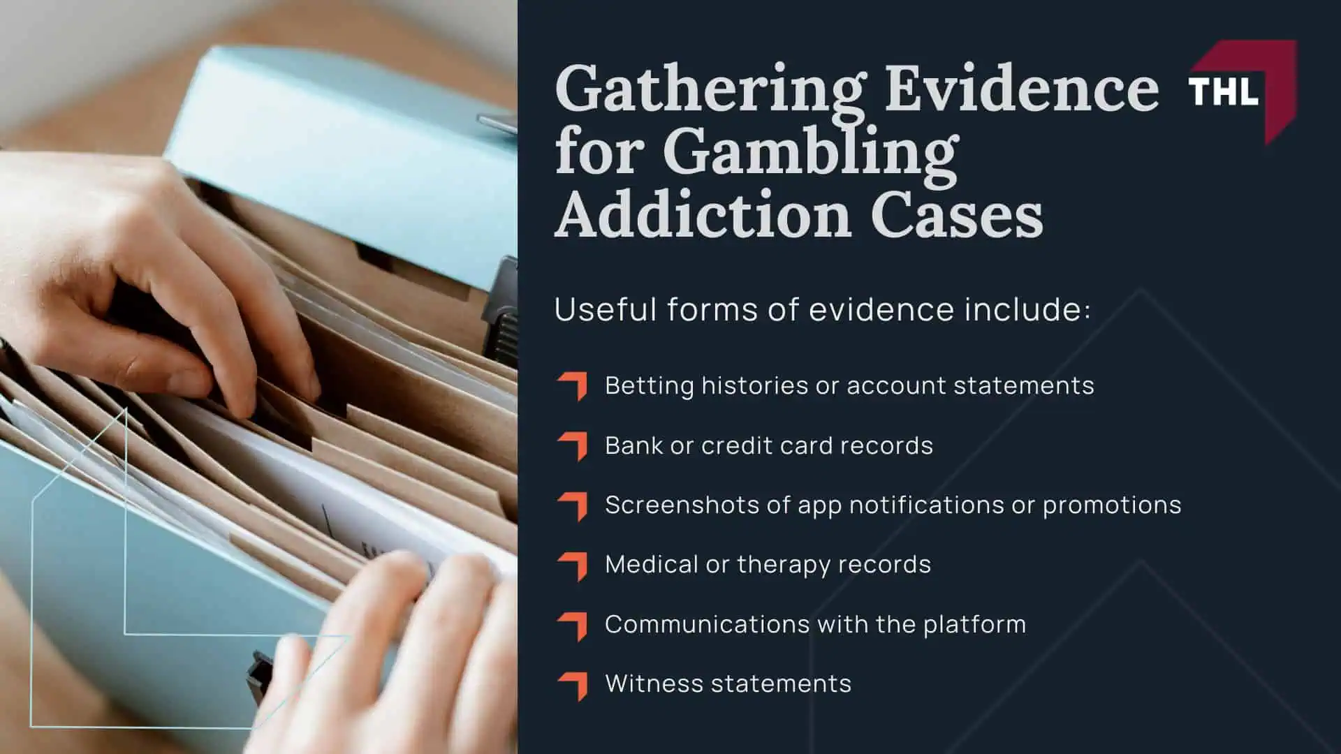 FanDuel Lawsuit for Online Gambling Addiction - FanDuel Gambling Addiction Lawsuit Overview - torhoerman law; FanDuel Lawsuit for Online Gambling Addiction - What is Alleged in Gambling Addiction Lawsuits - torhoerman law; FanDuel Lawsuit for Online Gambling Addiction - Cases and Regulatory Action Involving FanDuel - torhoerman law; FanDuel Lawsuit for Online Gambling Addiction - Who Qualifies for the FanDuel Addiction Lawsuit - torhoerman law; FanDuel Lawsuit for Online Gambling Addiction - Gathering Evidence for Gambling Addiction Cases - torhoerman law
