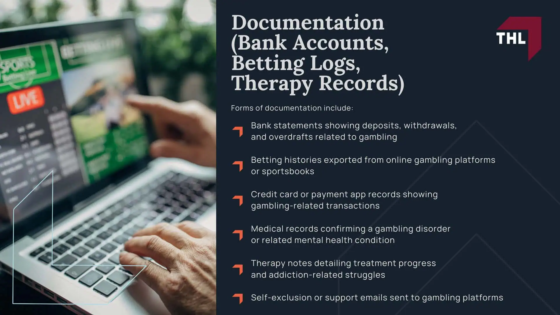 Gambling Addiction Settlement Amounts - Projected Settlement Ranges Gambling Addiction Lawsuit Claims - torhoerman law; Gambling Addiction Settlement Amounts - Tier 1 Settlement Projections $200,000 – $500,000+ - torhoerman law; Gambling Addiction Settlement Amounts - Tier 2 Settlement Projections $100,000 – $200,000 - torhoerman law; Gambling Addiction Settlement Amounts - Projected Settlement Ranges Gambling Addiction Lawsuit Claims - torhoerman law; Gambling Addiction Settlement Amounts - Tier 1 Settlement Projections $200,000 – $500,000+ - torhoerman law; Gambling Addiction Settlement Amounts - Tier 2 Settlement Projections $100,000 – $200,000 - torhoerman law; Gambling Addiction Settlement Amounts - Tier 3 Settlement Projections $15,000 to $100,000 - torhoerman law; Gambling Addiction Settlement Amounts - Factors That Influence Gambling Addiction Settlement Amounts - torhoerman law; Gambling Addiction Settlement Amounts - Extent of Financial Losses or Gambling Debt - torhoerman law; Gambling Addiction Settlement Amounts - Documentation (Bank Accounts, Betting Logs, Therapy Records) - torhoerman law