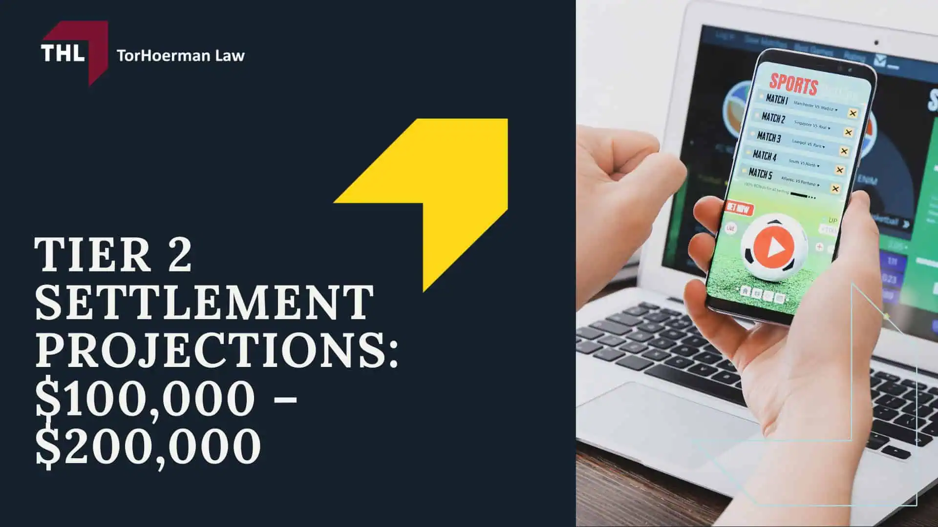 Gambling Addiction Settlement Amounts - Projected Settlement Ranges Gambling Addiction Lawsuit Claims - torhoerman law; Gambling Addiction Settlement Amounts - Tier 1 Settlement Projections $200,000 – $500,000+ - torhoerman law; Gambling Addiction Settlement Amounts - Tier 2 Settlement Projections $100,000 – $200,000 - torhoerman law