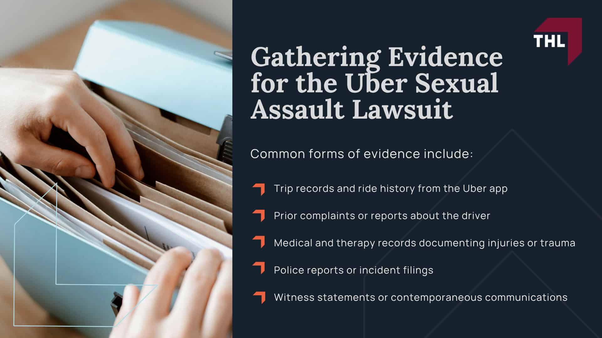 Uber Sexual Assault Cases_ Overview; What is the Uber Sexual Assault Multi-District Litigation; Uber Sexual Assault Statistics; Who Qualifies to Sue Uber for Sexual Assault, Sexual Harassment, and Other Forms of Sexual Misconduct; Gathering Evidence for the Uber Sexual Assault Lawsuit