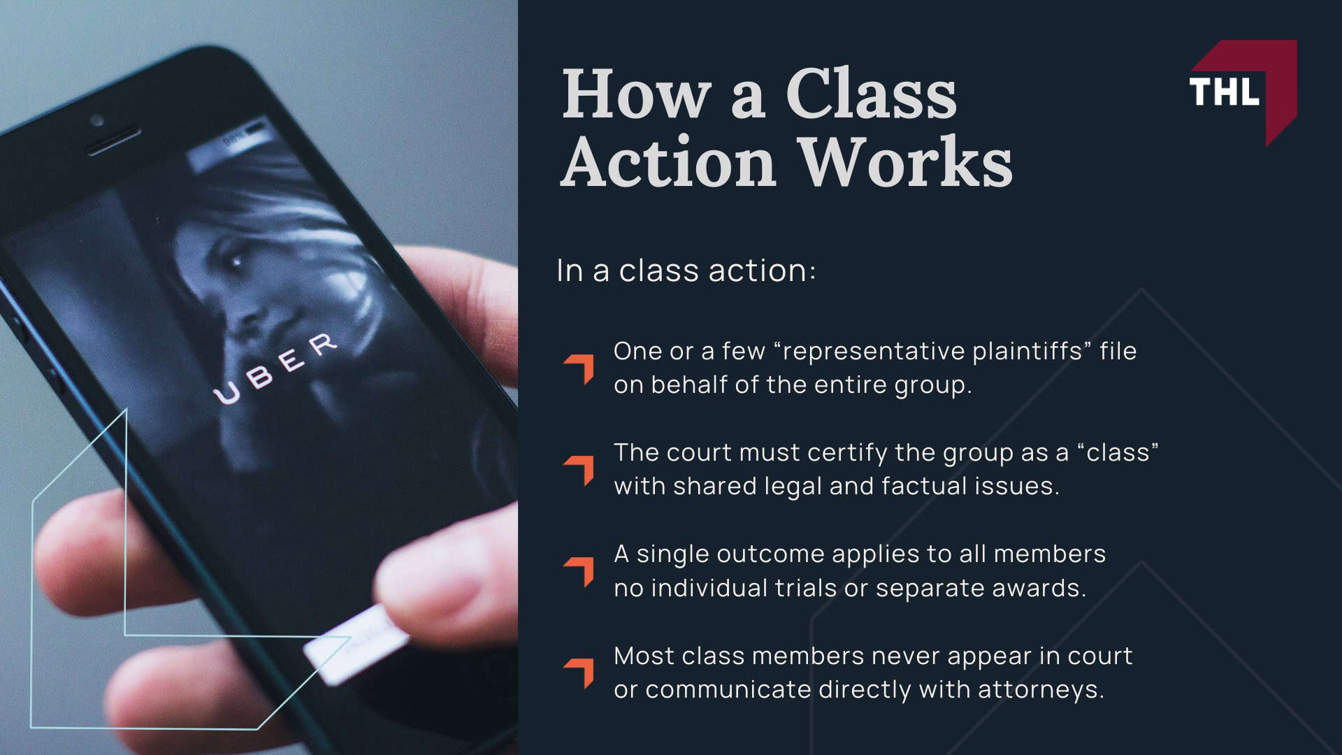 Is There an Uber Class Action Lawsuit for Sexual Assault_ - Class Action vs. MDL_ What’s the Difference_ - torhoerman law; Is There an Uber Class Action Lawsuit for Sexual Assault_ - How a Class Action Works - torhoerman law