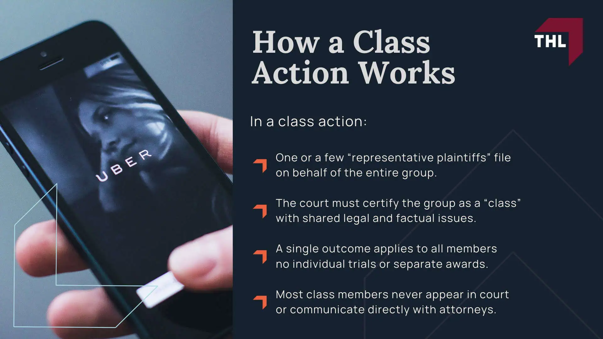 Is There an Uber Class Action Lawsuit for Sexual Assault_ - Class Action vs. MDL_ What’s the Difference_ - torhoerman law; Is There an Uber Class Action Lawsuit for Sexual Assault_ - How a Class Action Works - torhoerman law